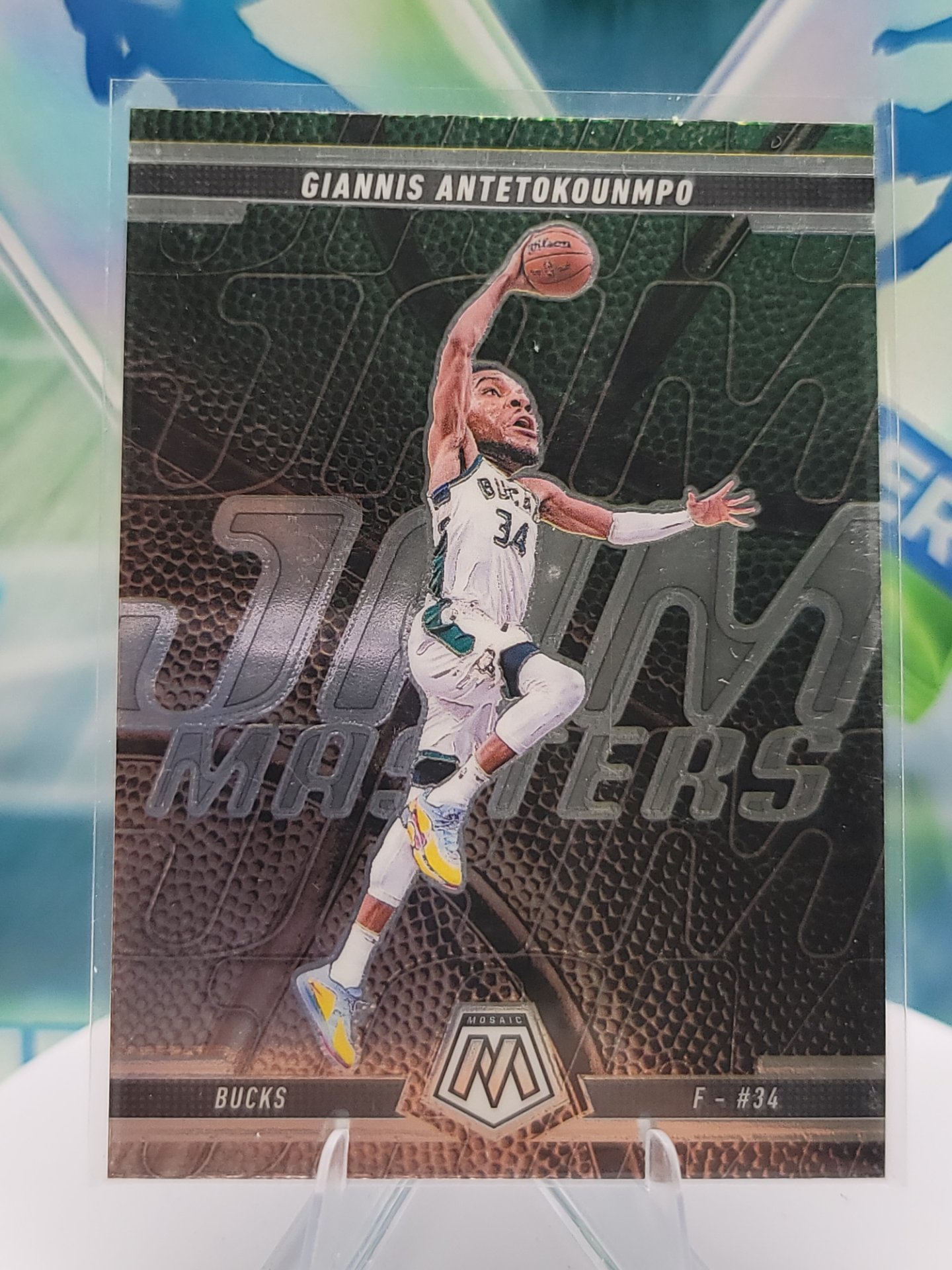 2025 Panini Mosaic Giannis Antetokounmpo — 2025 Panini Mosaic Jam Master Giannis Antetokounmpo