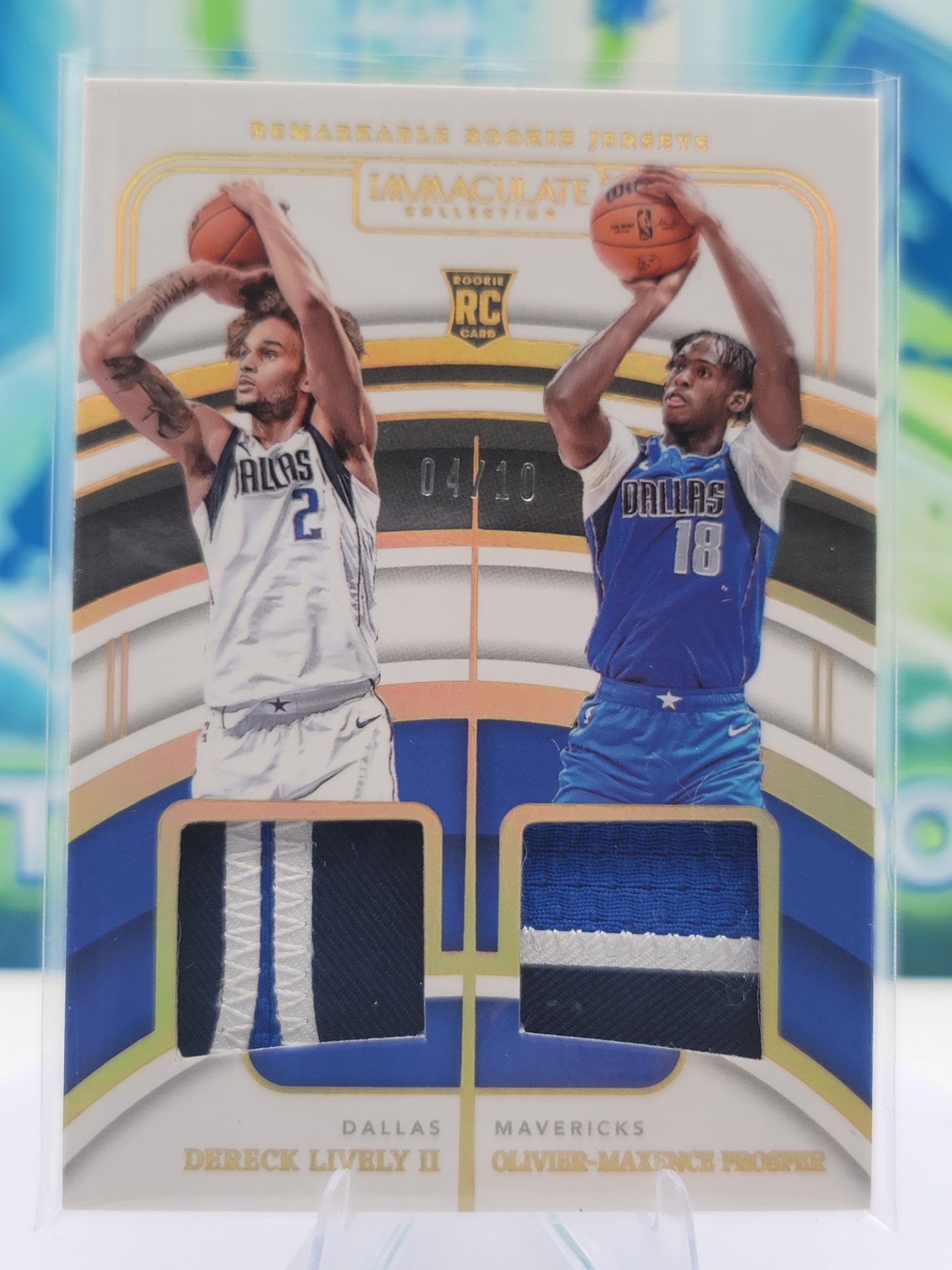2024 Panini Immaculate Lively II/Prosper — 2024 Panini Immaculate Remarkable Rookie Jerseys Patch Lively II/Prosper #4 of 10 Rookie Patch/Memorabilia