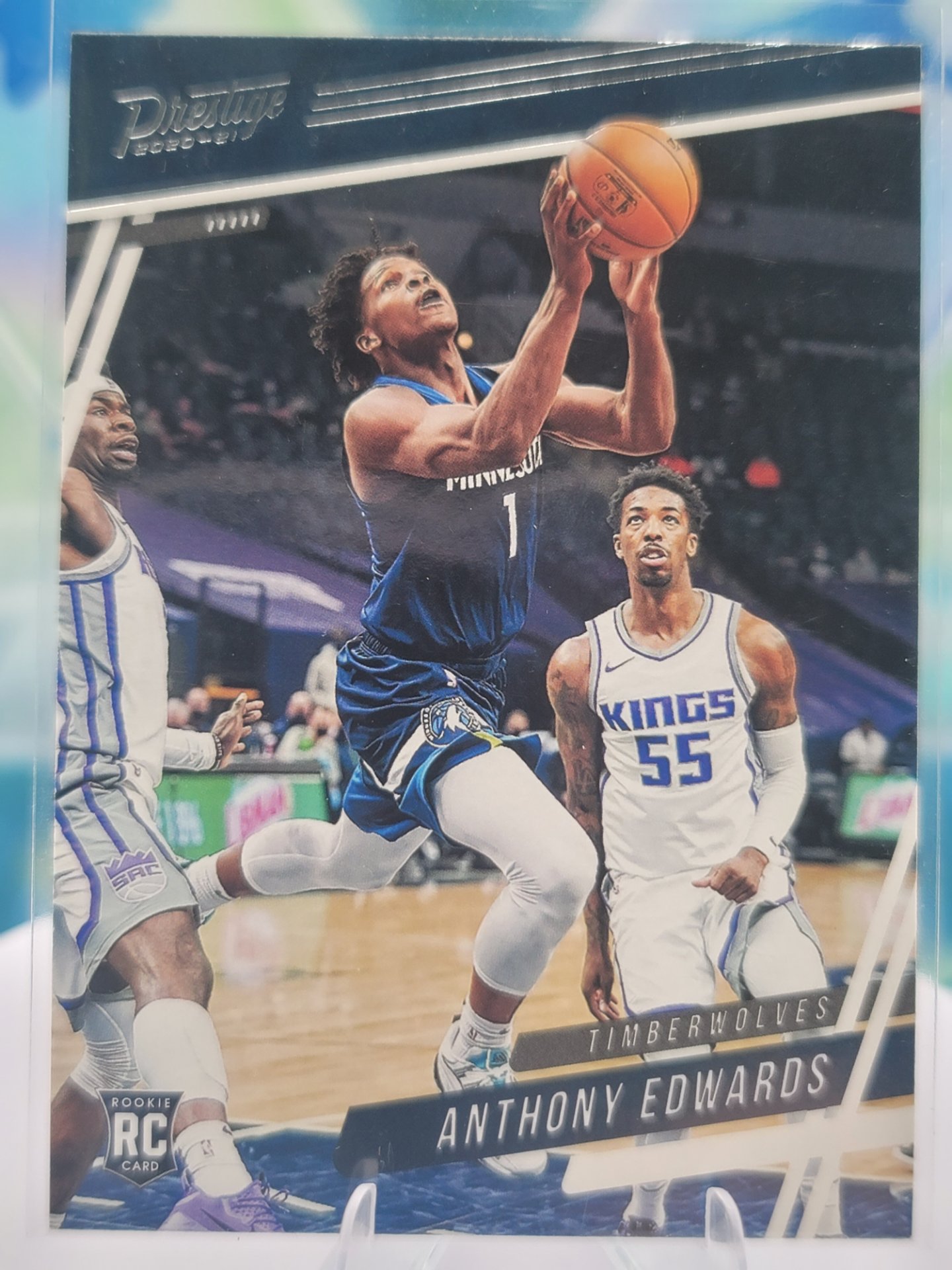 2021 Panini Chronicles Prestige Anthony Edwards — 2021 Panini Chronicles Prestige Anthony Edwards Rookie