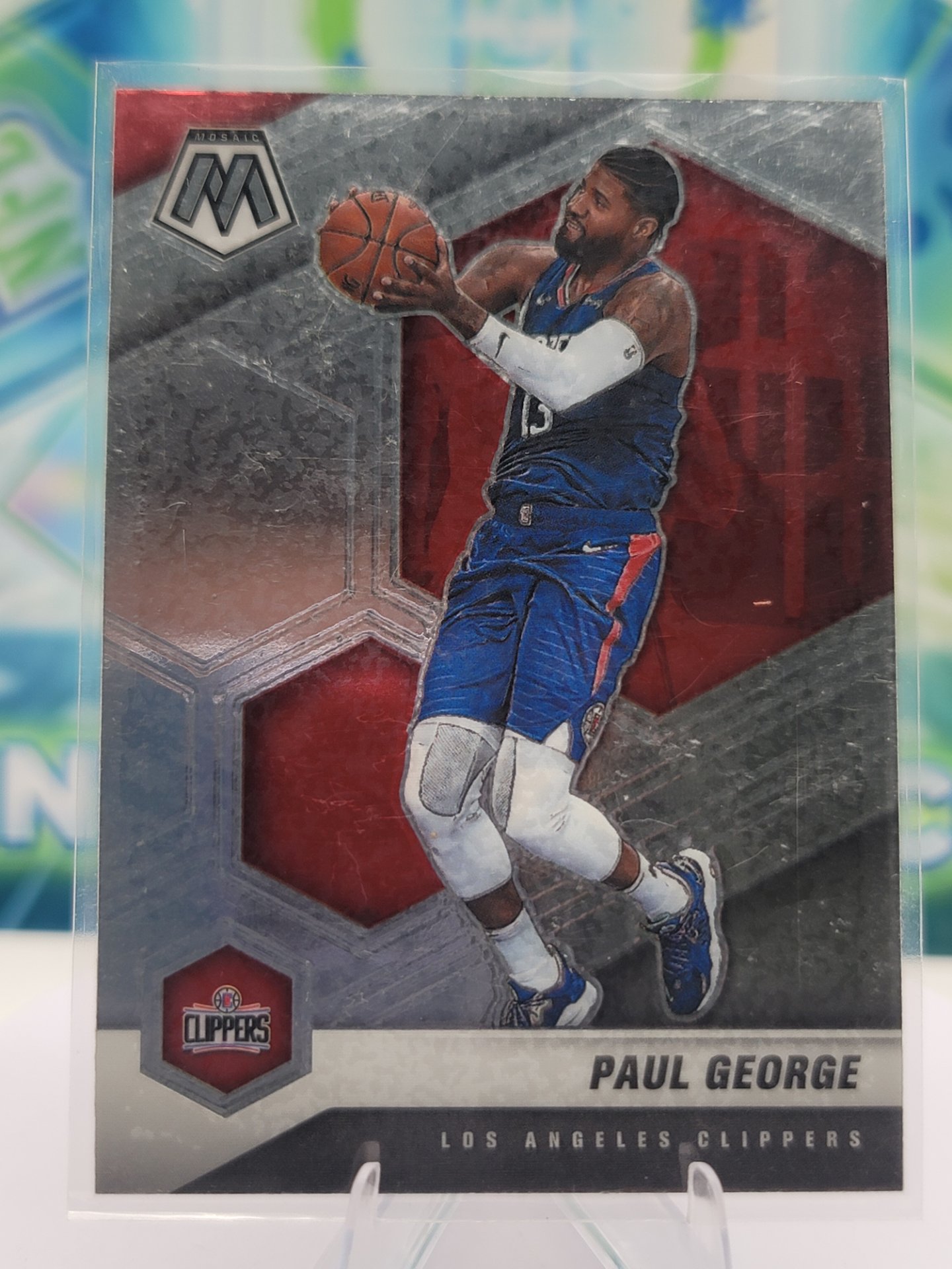 2021 Panini Mosaic Paul George — 2021 Panini Mosaic Base Paul George