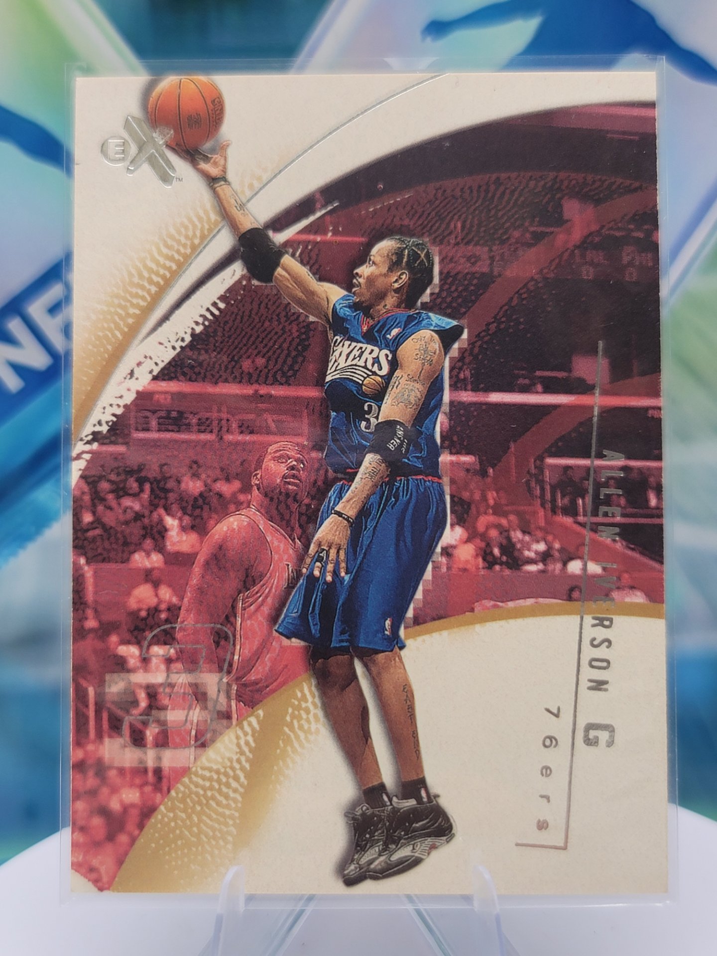 2002 Fleer EX Allen Iverson — 2002 Fleer EX Base Allen Iverson