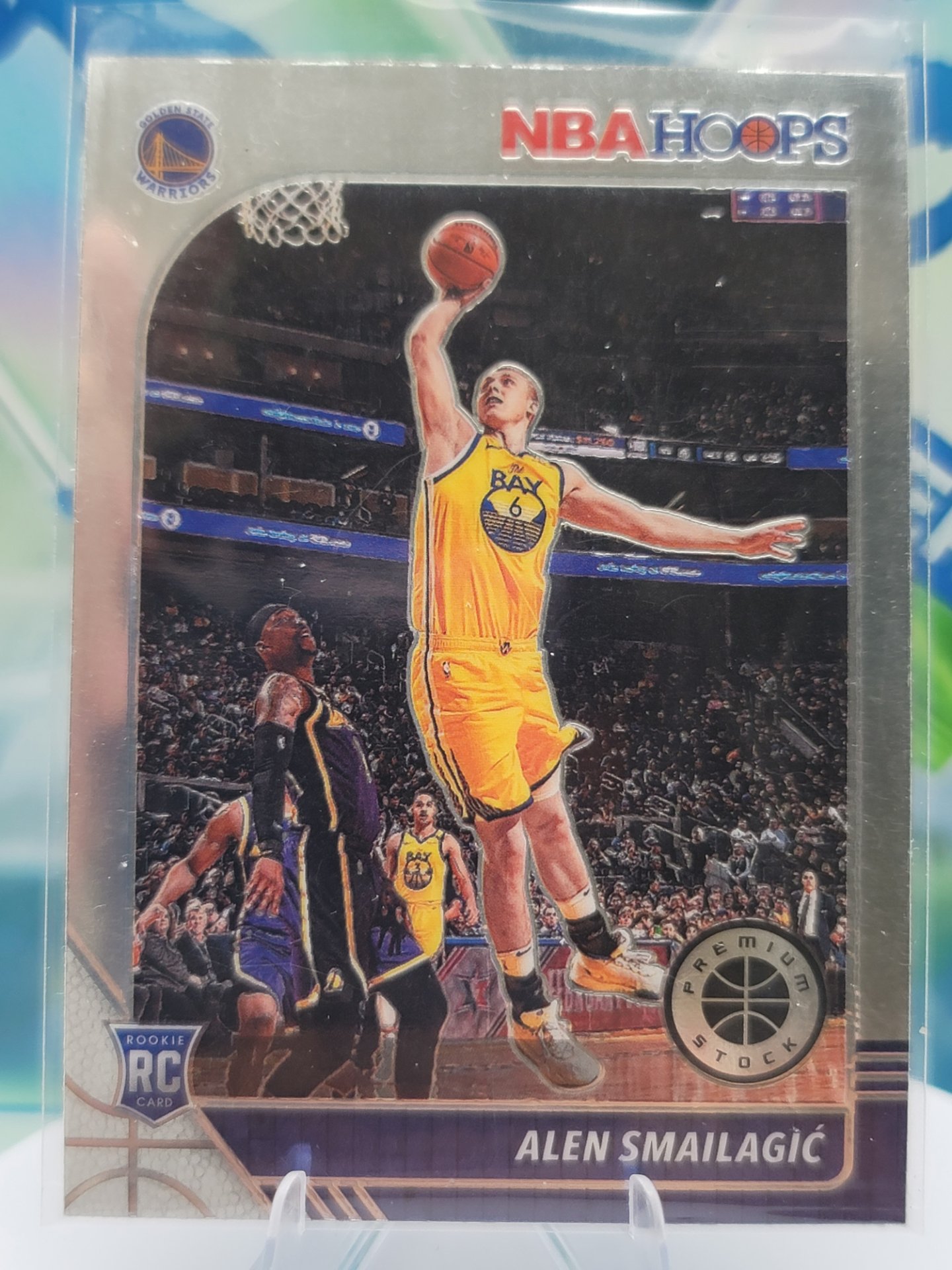 2020 Panini NBA Hoops Alen Smailagic — 2020 Panini NBA Hoops Premium Stock Alen Smailagic Rookie