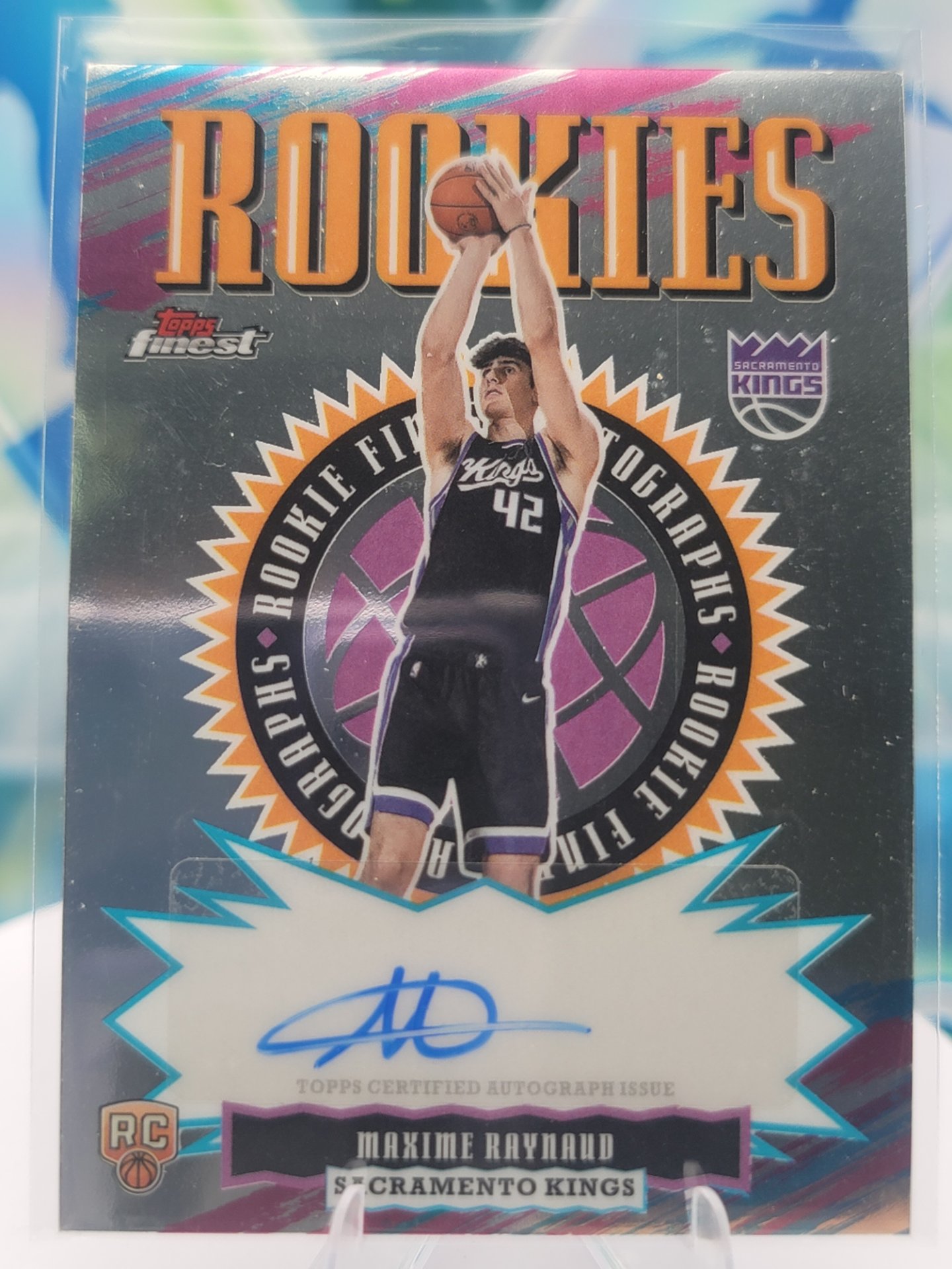 2026 Topps Topps Finest Maxime Raynaud — 2026 Topps Topps Finest Rookies Auto Maxime Raynaud Rookie Autograph
