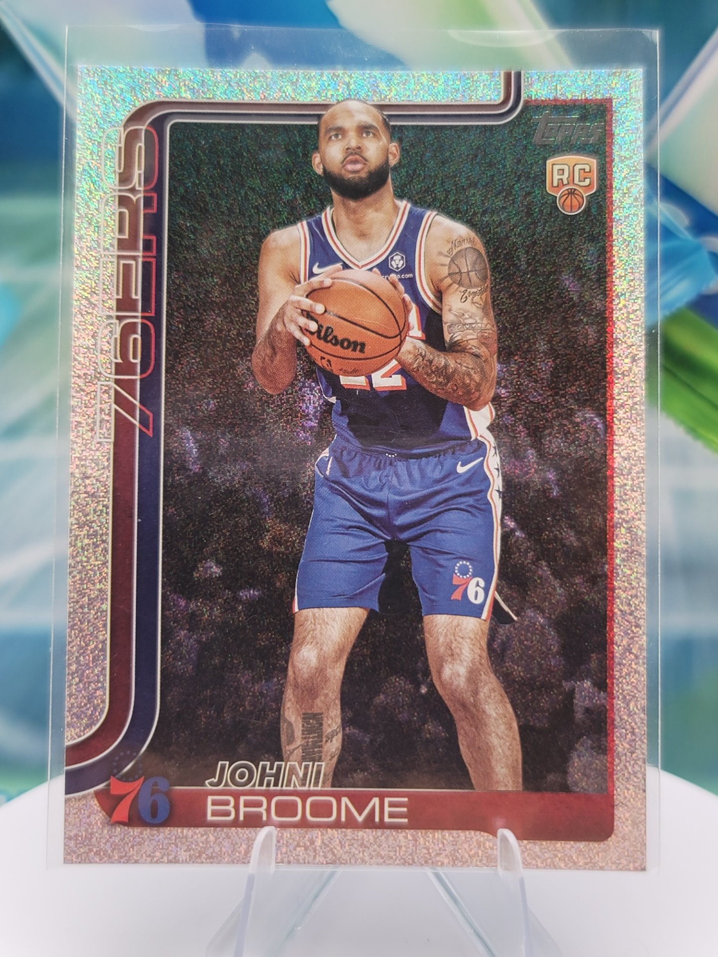 2025 Topps Topps Flagship Johni Broome — 2025 Topps Topps Flagship Sandglitter Johni Broome Rookie