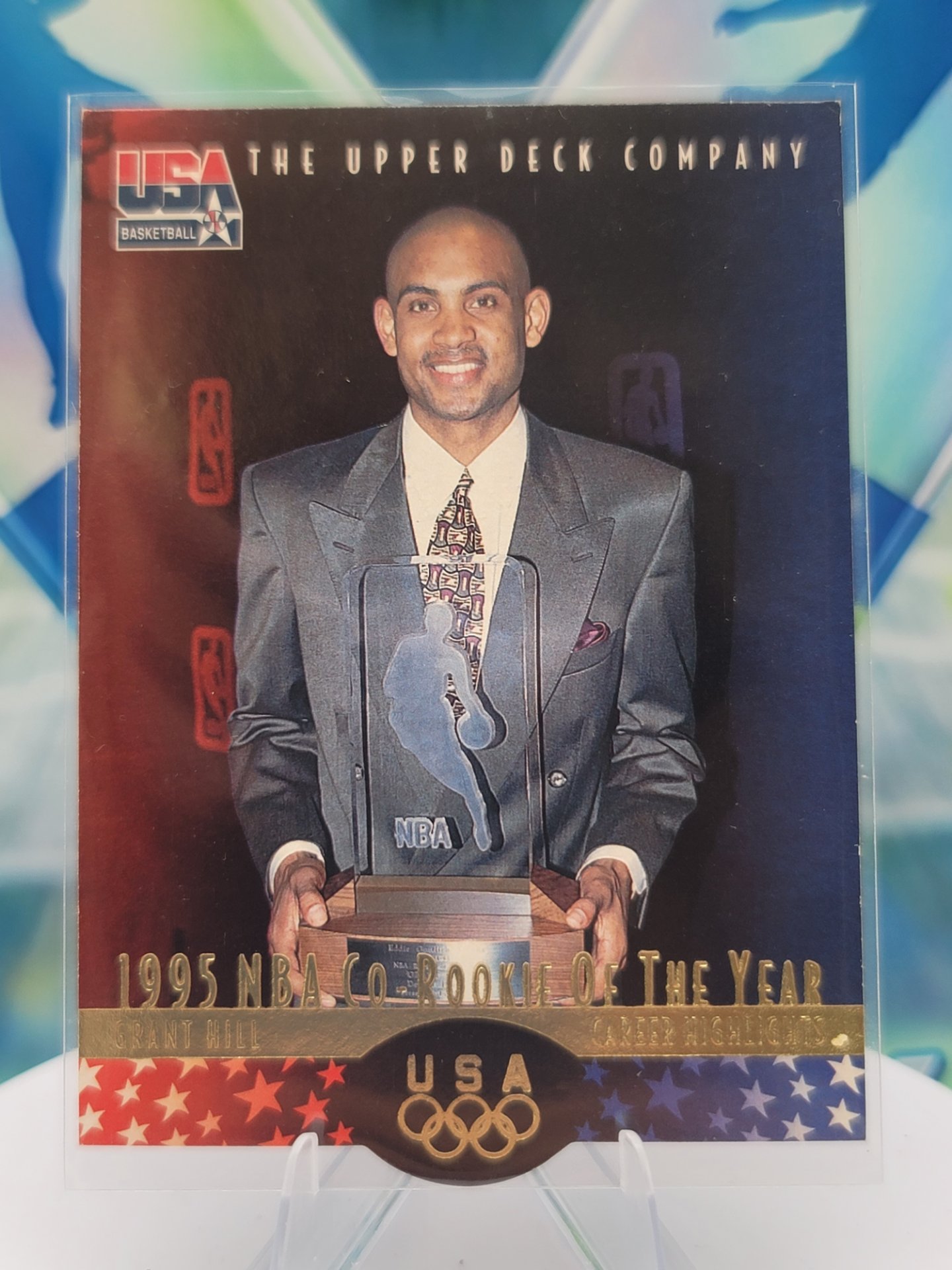 1996 Upper Deck USA Grant Hill — 1996 Upper Deck USA NBA Co-Rookie of the Yaer Grant Hill