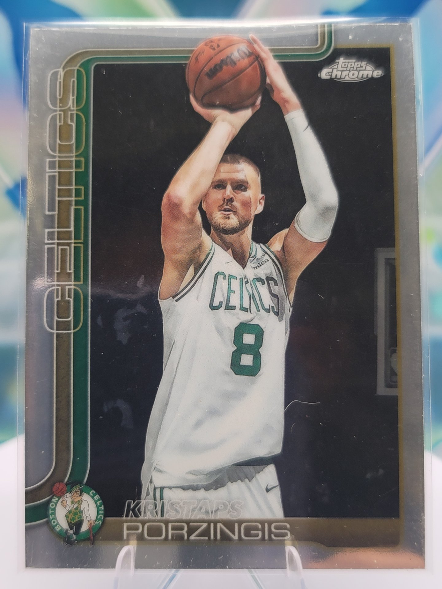 2025 Topps Topps Chrome Kristaps Porzingis — 2025 Topps Topps Chrome Base Kristaps Porzingis