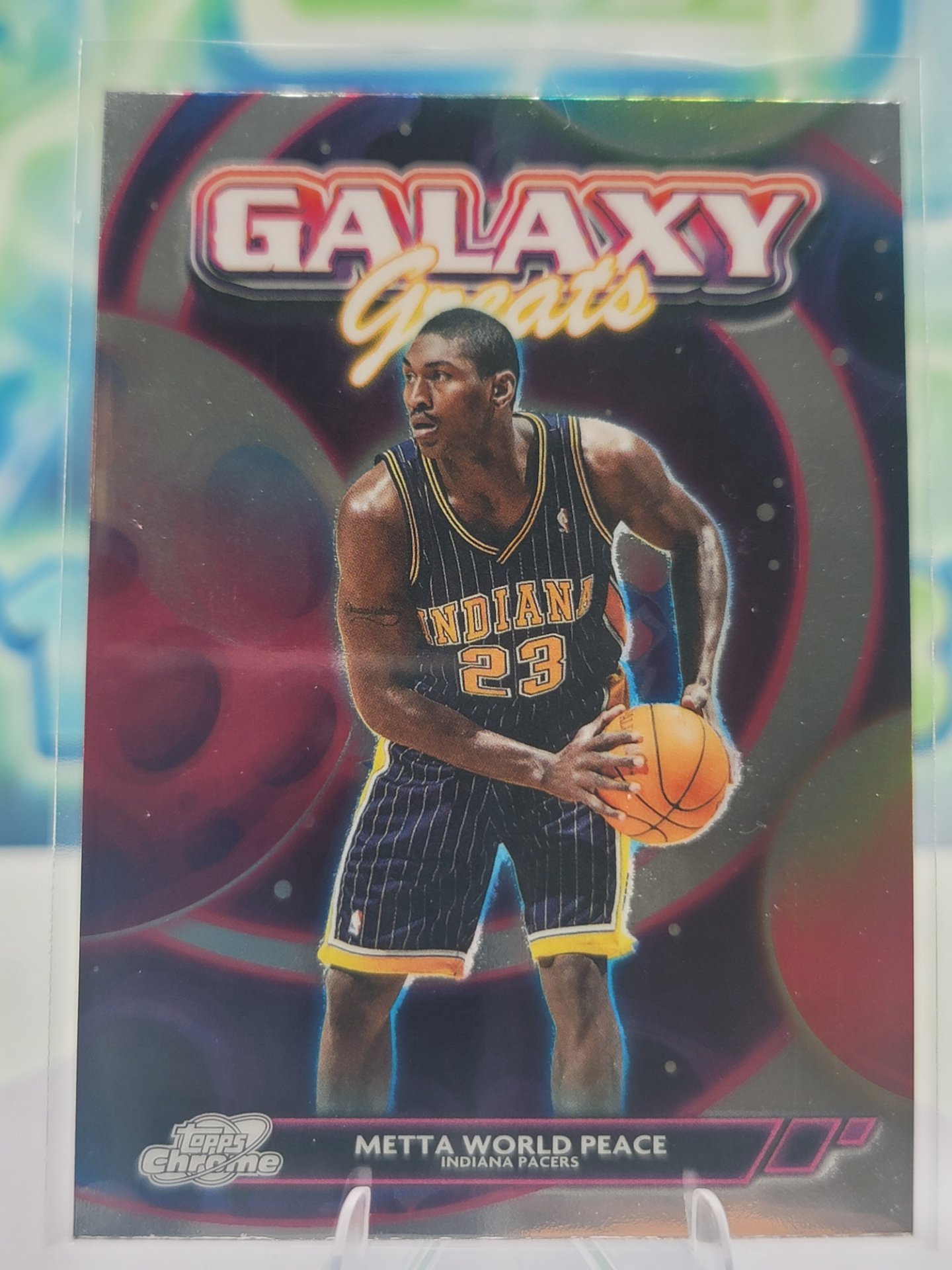 2026 Topps Cosmic Chrome Metta World Peace — 2026 Topps Cosmic Chrome Galaxy Greats Metta World Peace