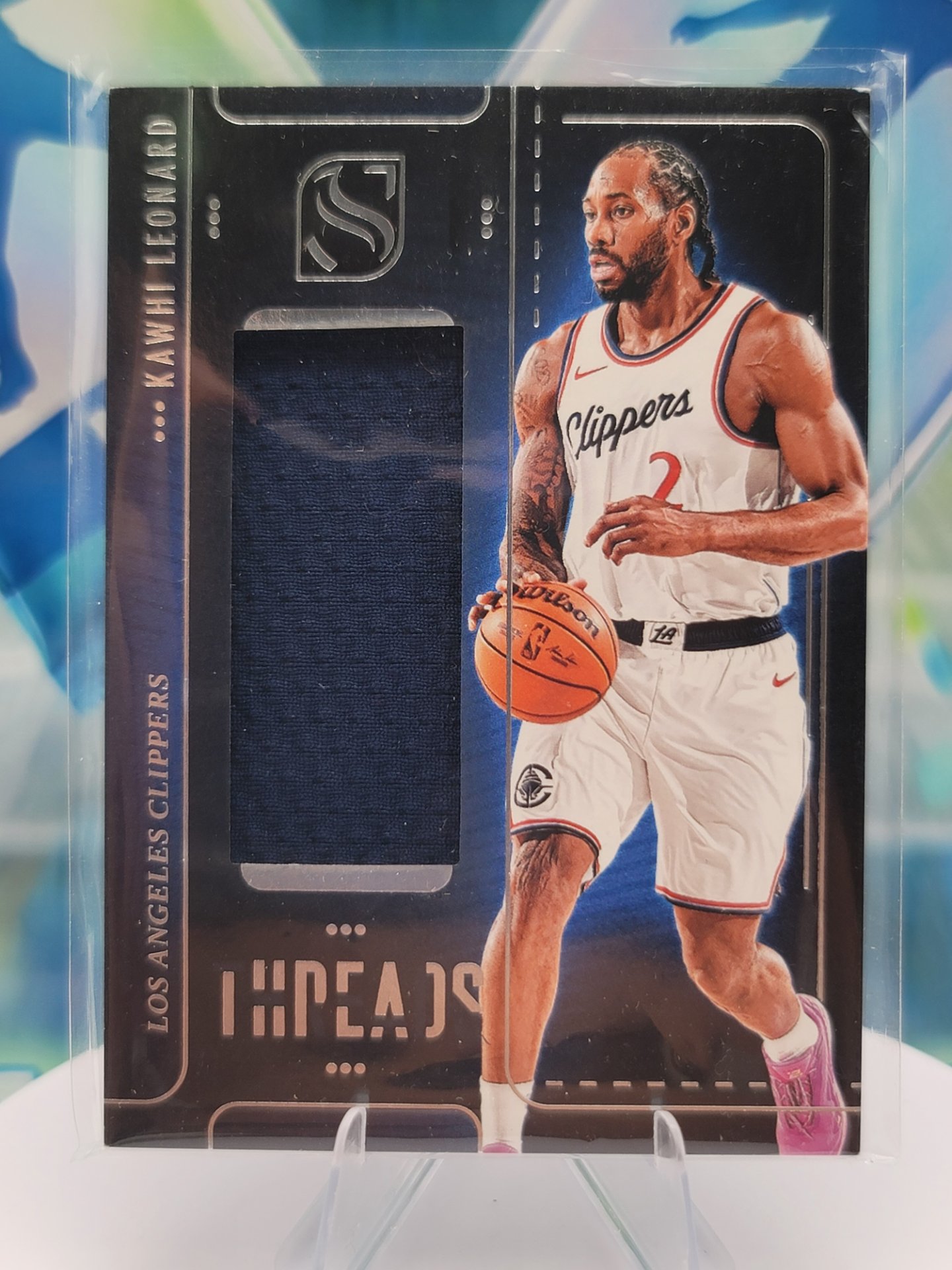 2025 Panini Silhouette Kawhi Leonard — 2025 Panini Silhouette Threads Patch Kawhi Leonard Patch/Memorabilia