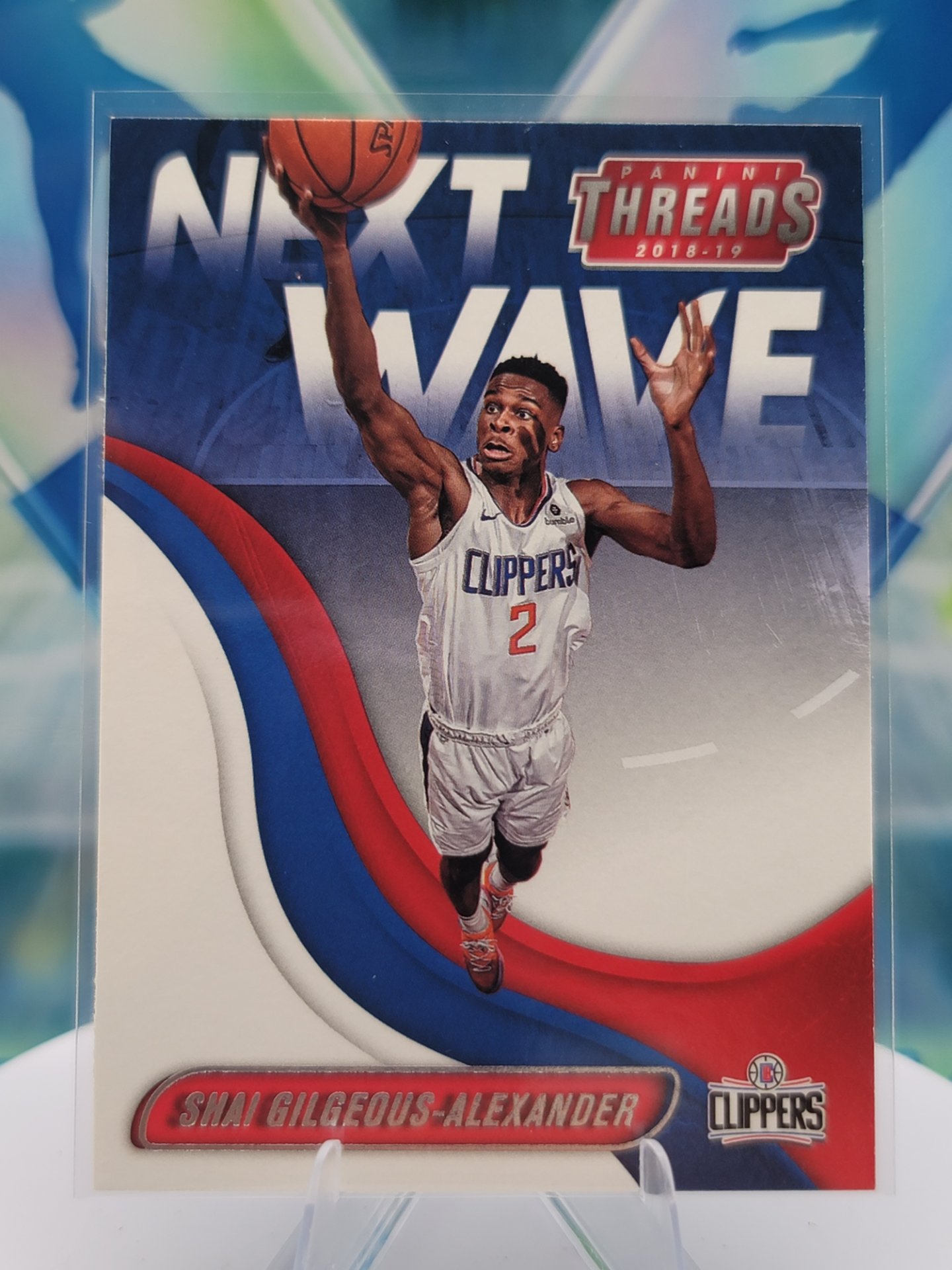 2019 Panini Threads Shai Gilgeous-Alexander — 2019 Panini Threads Next Wave Shai Gilgeous-Alexander
