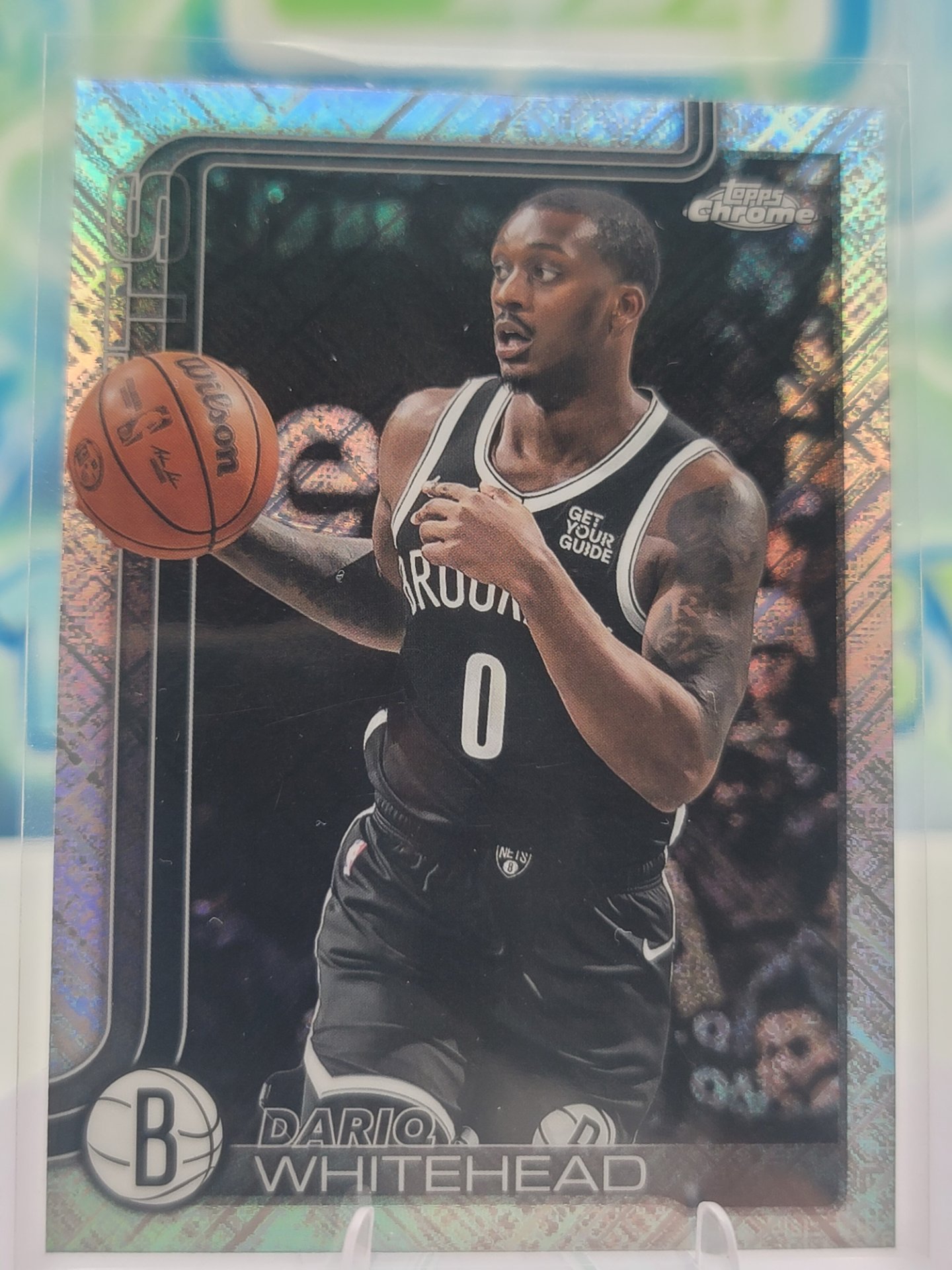 2025 Topps Topps Chrome Dariq Whitehead — 2025 Topps Topps Chrome Skylight Dariq Whitehead