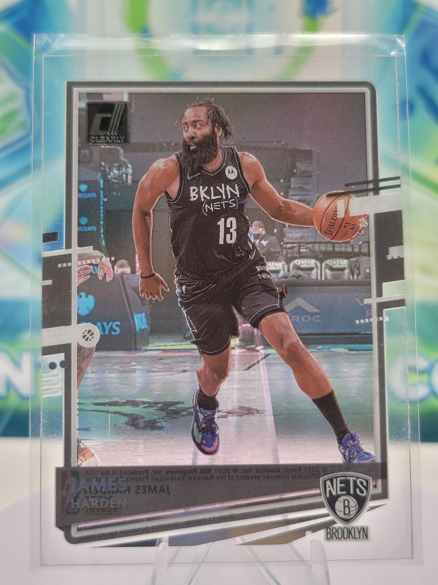 2021 Panini Clearly Donruss James Harden — 2021 Panini Clearly Donruss Acetate James Harden
