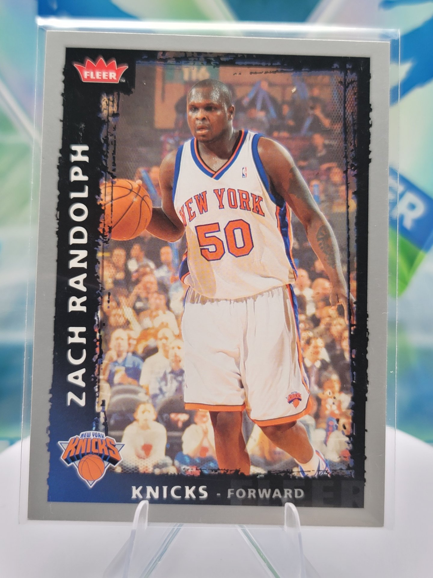 2009 Fleer Zach Randolph — 2009 Fleer Base Zach Randolph