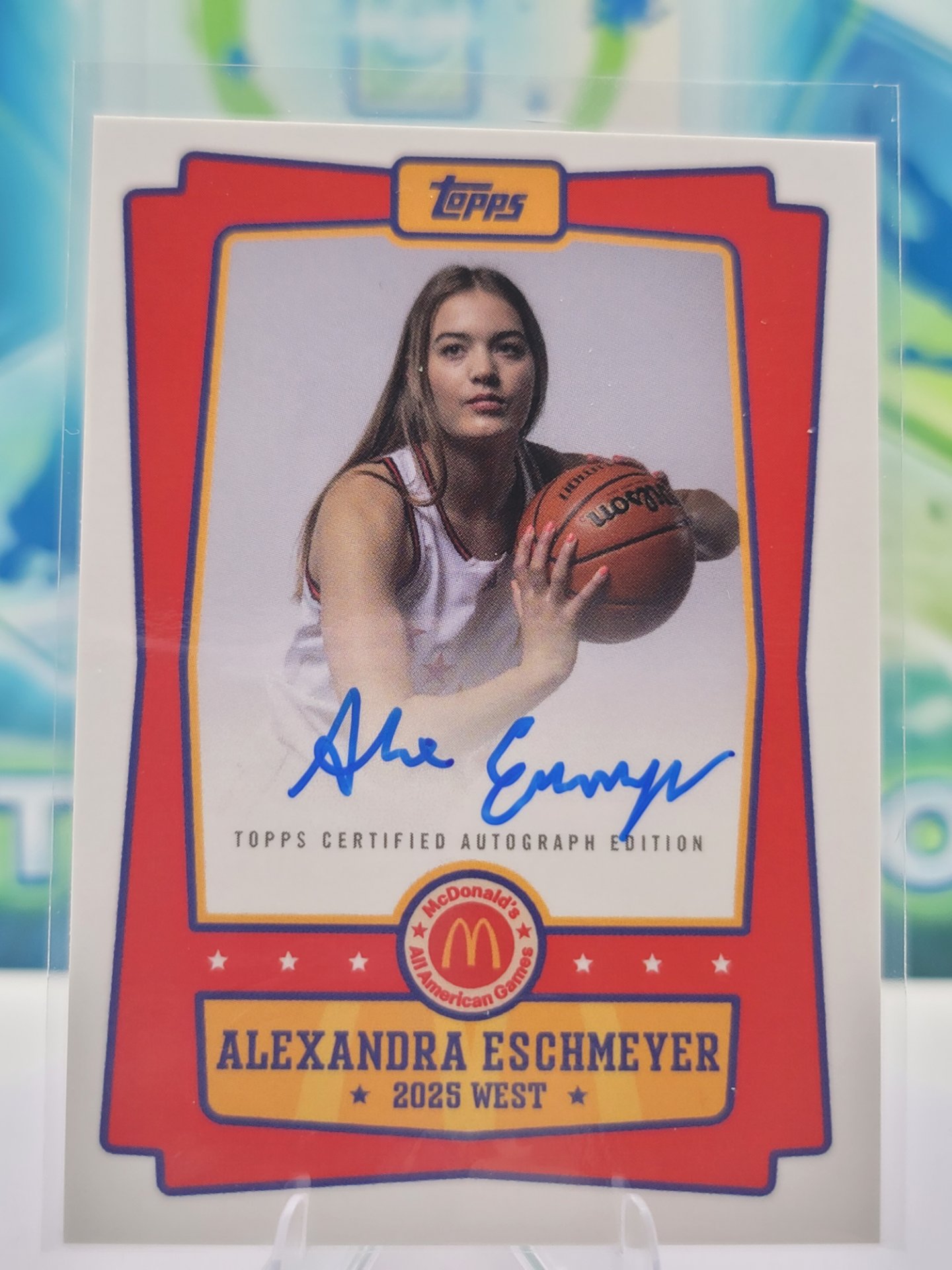 2025 Topps Topps Flagship Alexandra Eschmeyer — 2025 Topps Topps Flagship Mcdonald's Auto Alexandra Eschmeyer Autograph
