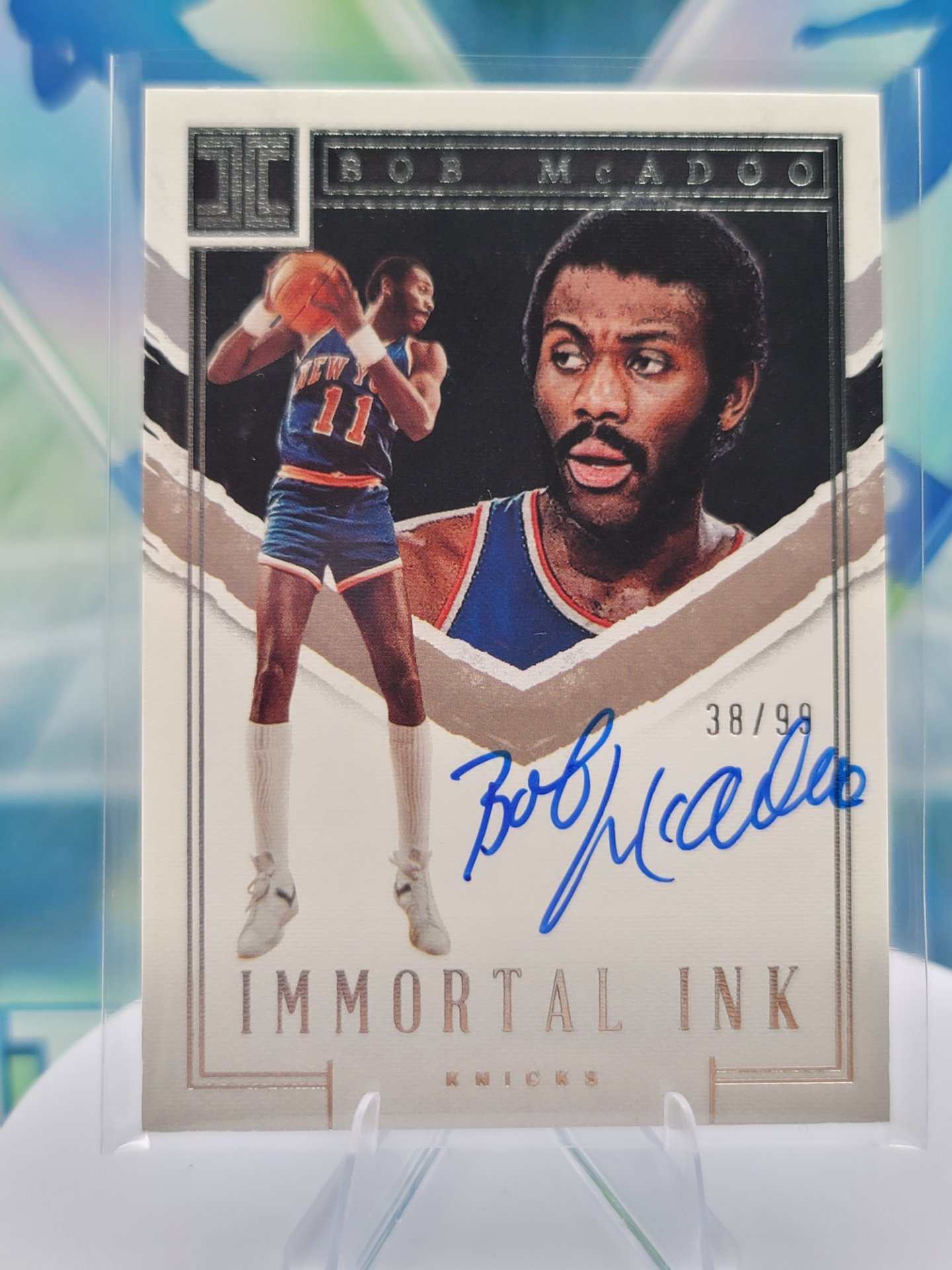 2023 Panini Impeccable Bob McAdoo — 2023 Panini Impeccable Immortal Ink Auto Bob McAdoo #38 of 99 Autograph