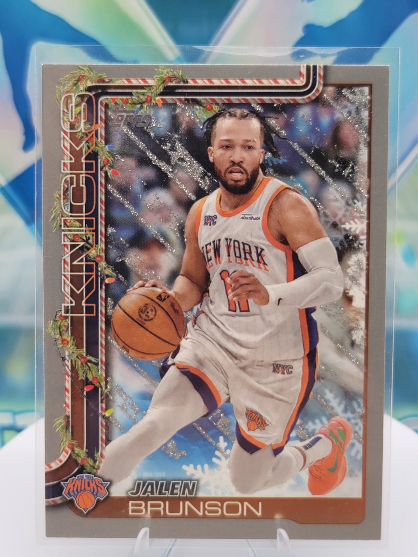 2025 Topps Topps Holiday Jalen Brunson — 2025 Topps Topps Holiday Base Jalen Brunson