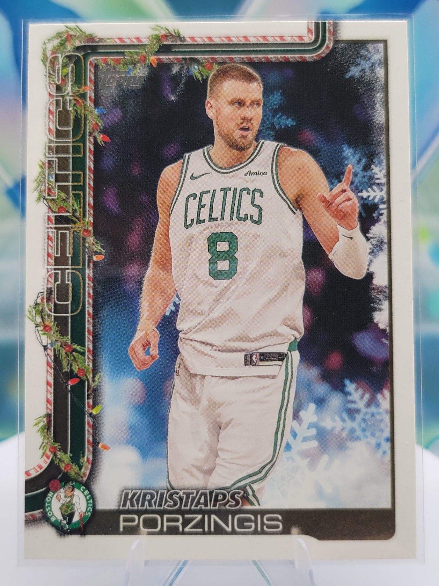 2025 Topps Topps Holiday Kristaps Porzingis — 2025 Topps Topps Holiday Base Kristaps Porzingis