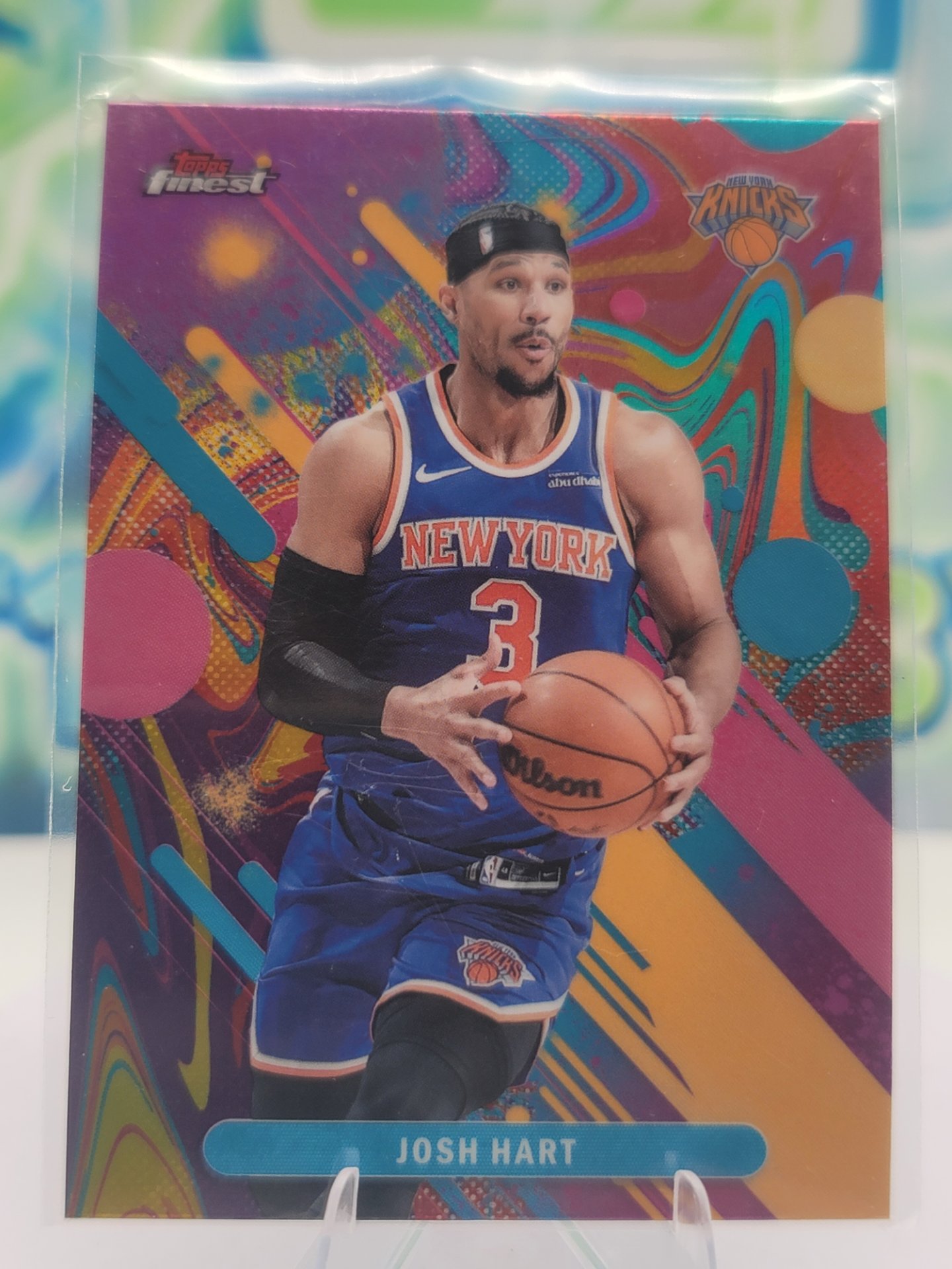 2026 Topps Topps Finest Josh Hart — 2026 Topps Topps Finest Common Oilspill Josh Hart