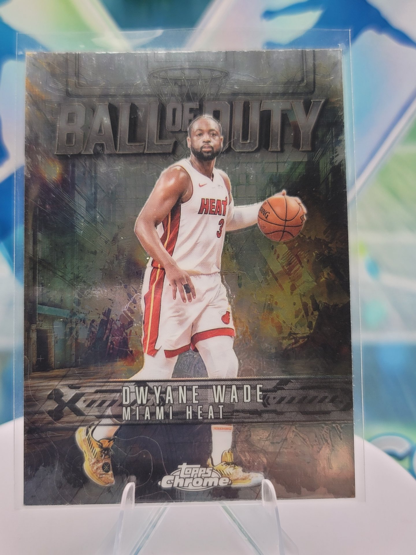 2025 Topps Topps Chrome Dwyane Wade — 2025 Topps Topps Chrome Ball of Duty Dwyane Wade