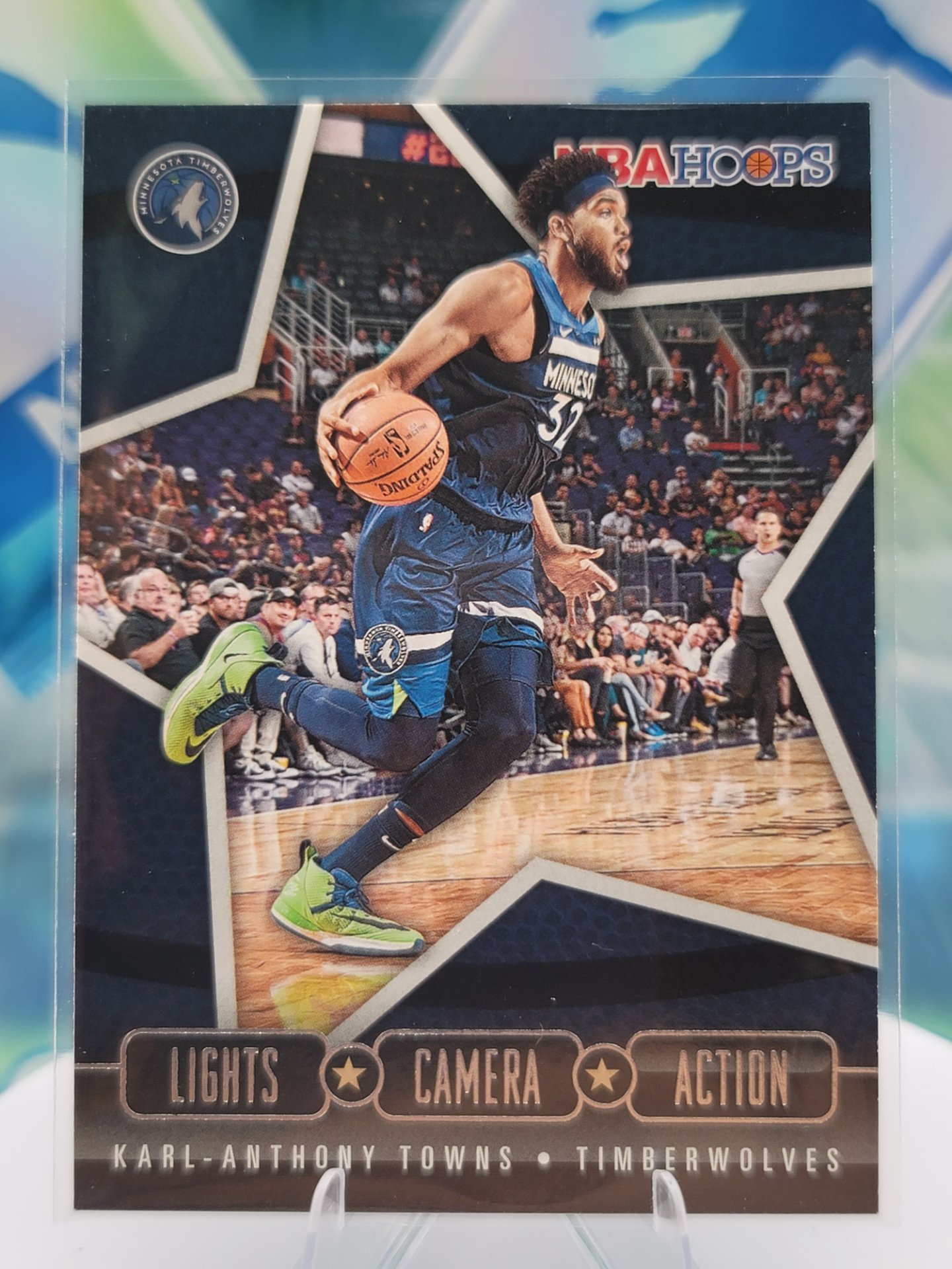 2021 Panini NBA Hoops Karl-Anthony Towns — 2021 Panini NBA Hoops Lights Camera Action Karl-Anthony Towns