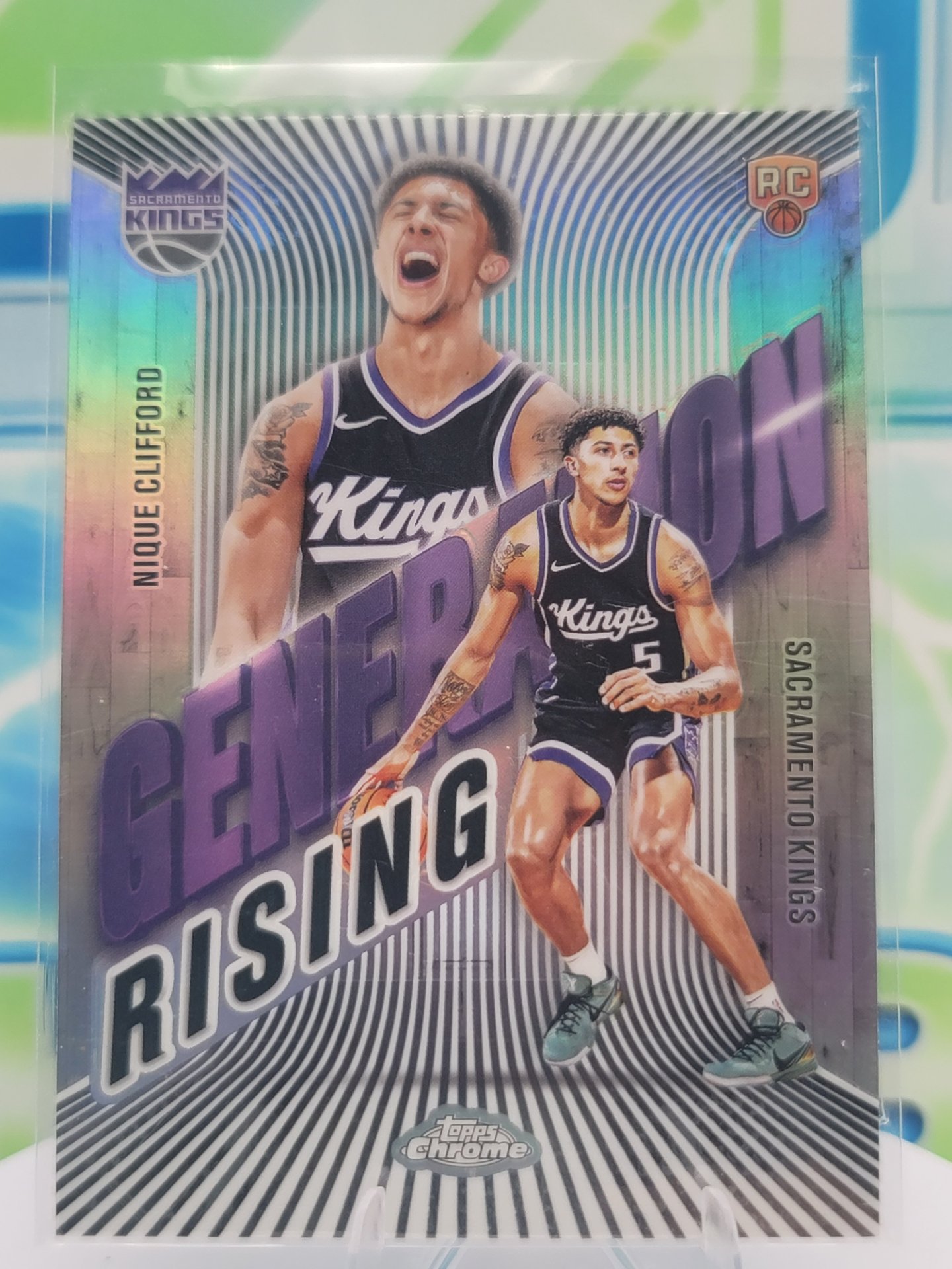 2025 Topps Topps Chrome Nique Clifford — 2025 Topps Topps Chrome Generation Rising Refractor Nique Clifford