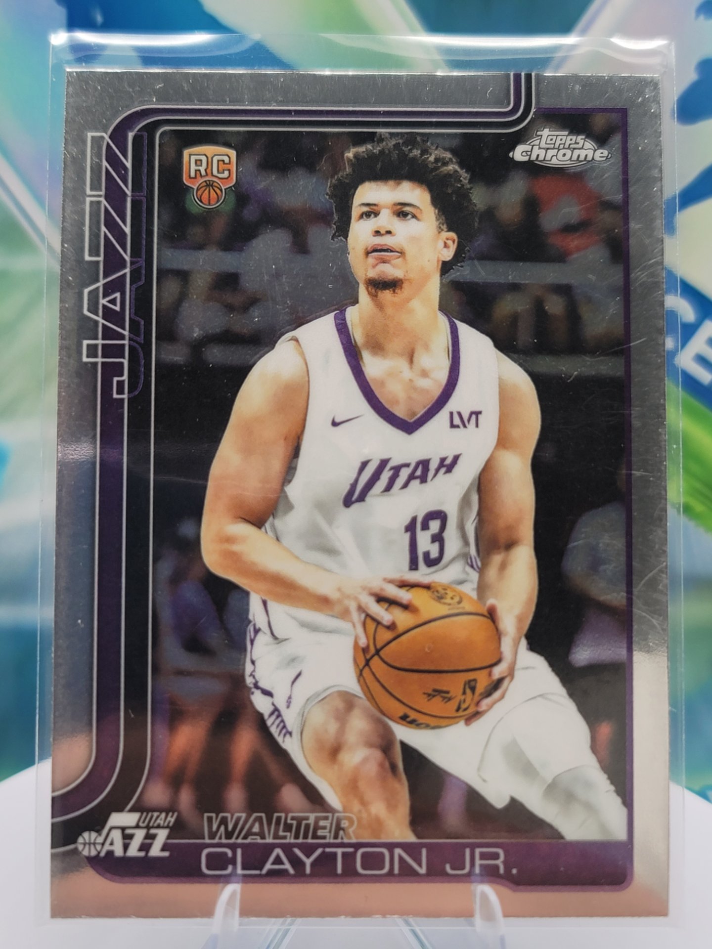2025 Topps Topps Chrome Walter Clayton Jr. — 2025 Topps Topps Chrome Base Walter Clayton Jr. Rookie