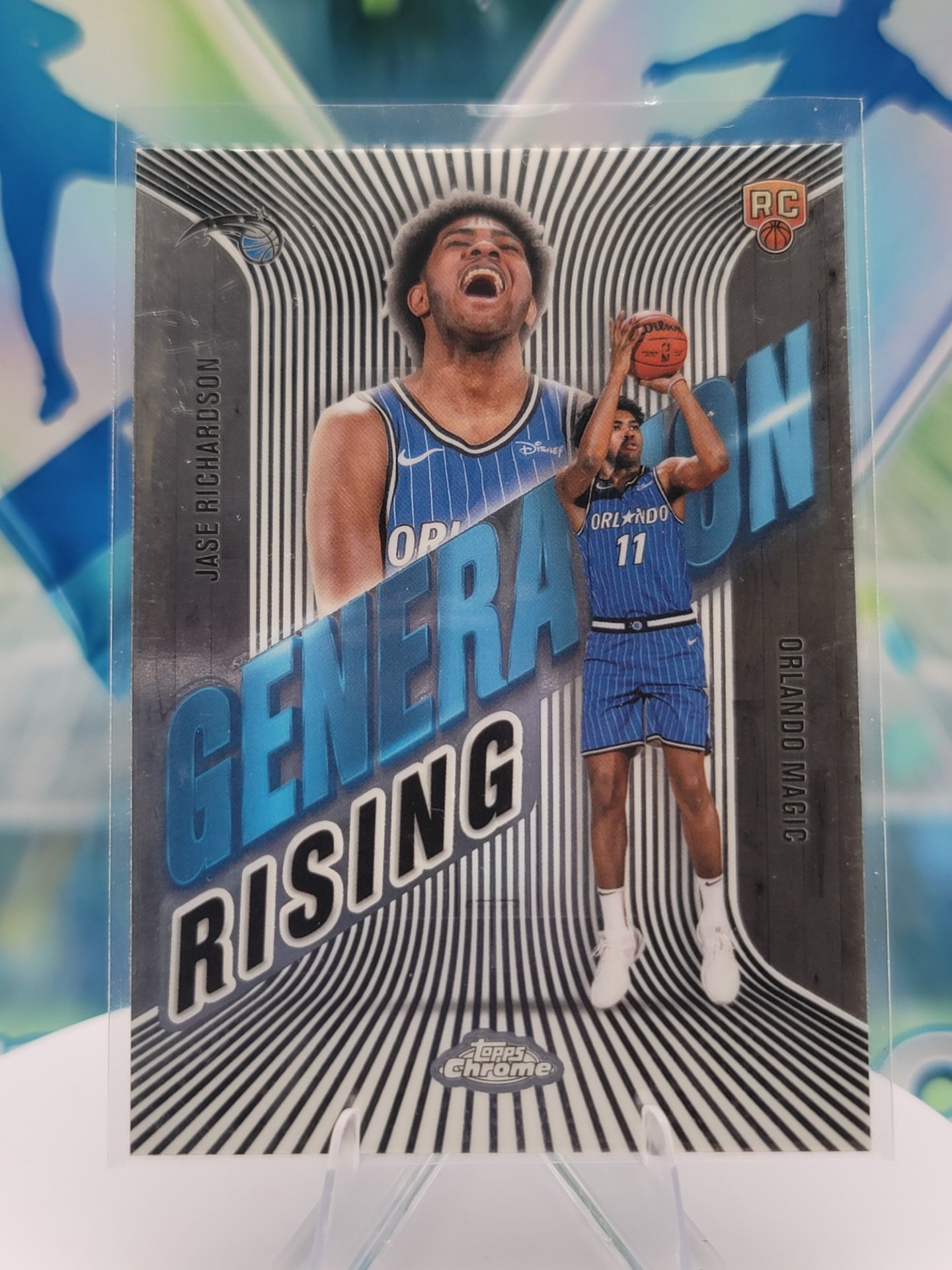 2025 Topps Topps Flagship Jase Richardson — 2025 Topps Topps Chrome Generation rising Jase Richardson Rookie