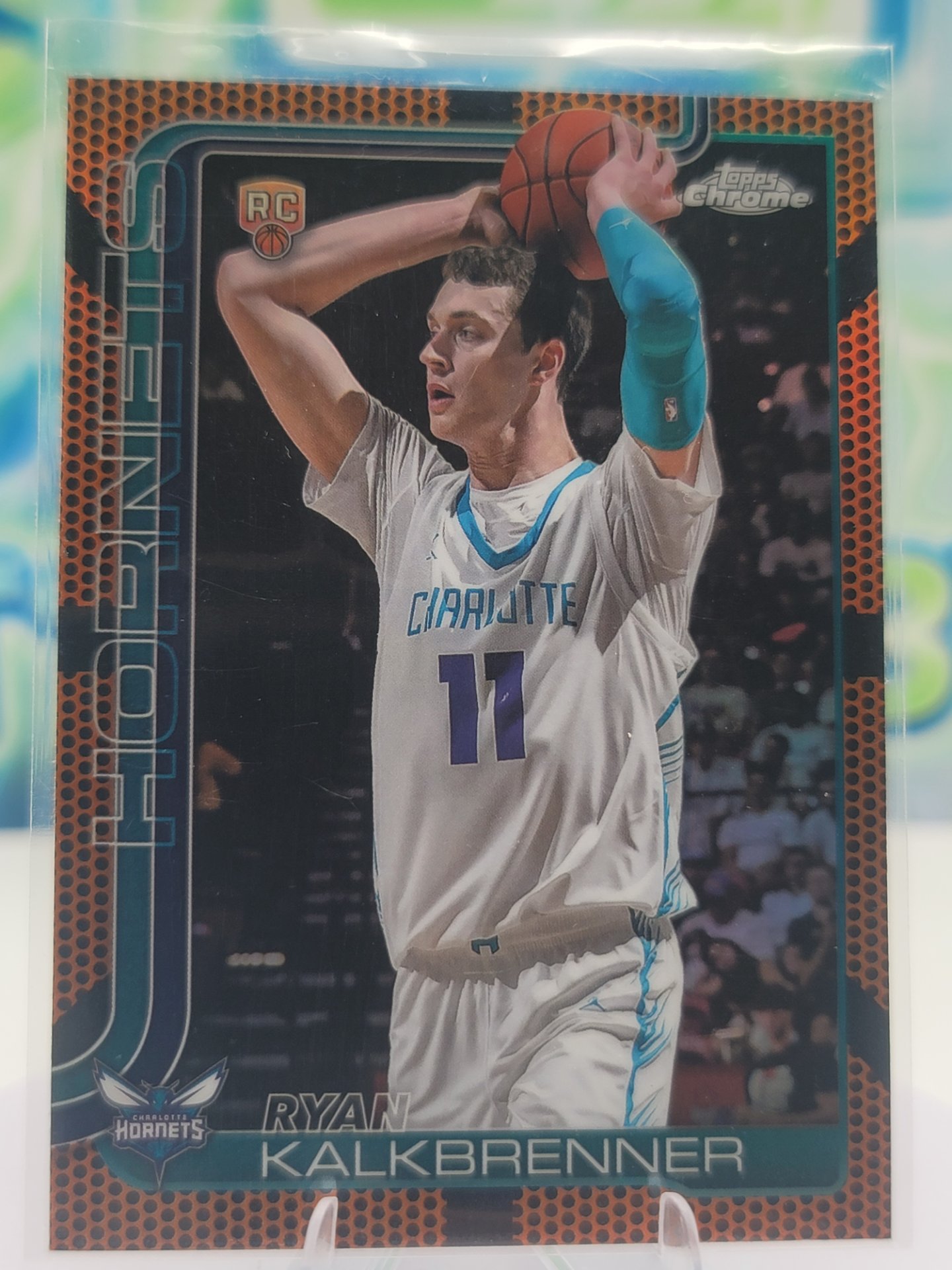2025 Topps Topps Chrome Ryan Kalkbrenner — 2025 Topps Topps Chrome Basketball Refractor Ryan Kalkbrenner Rookie