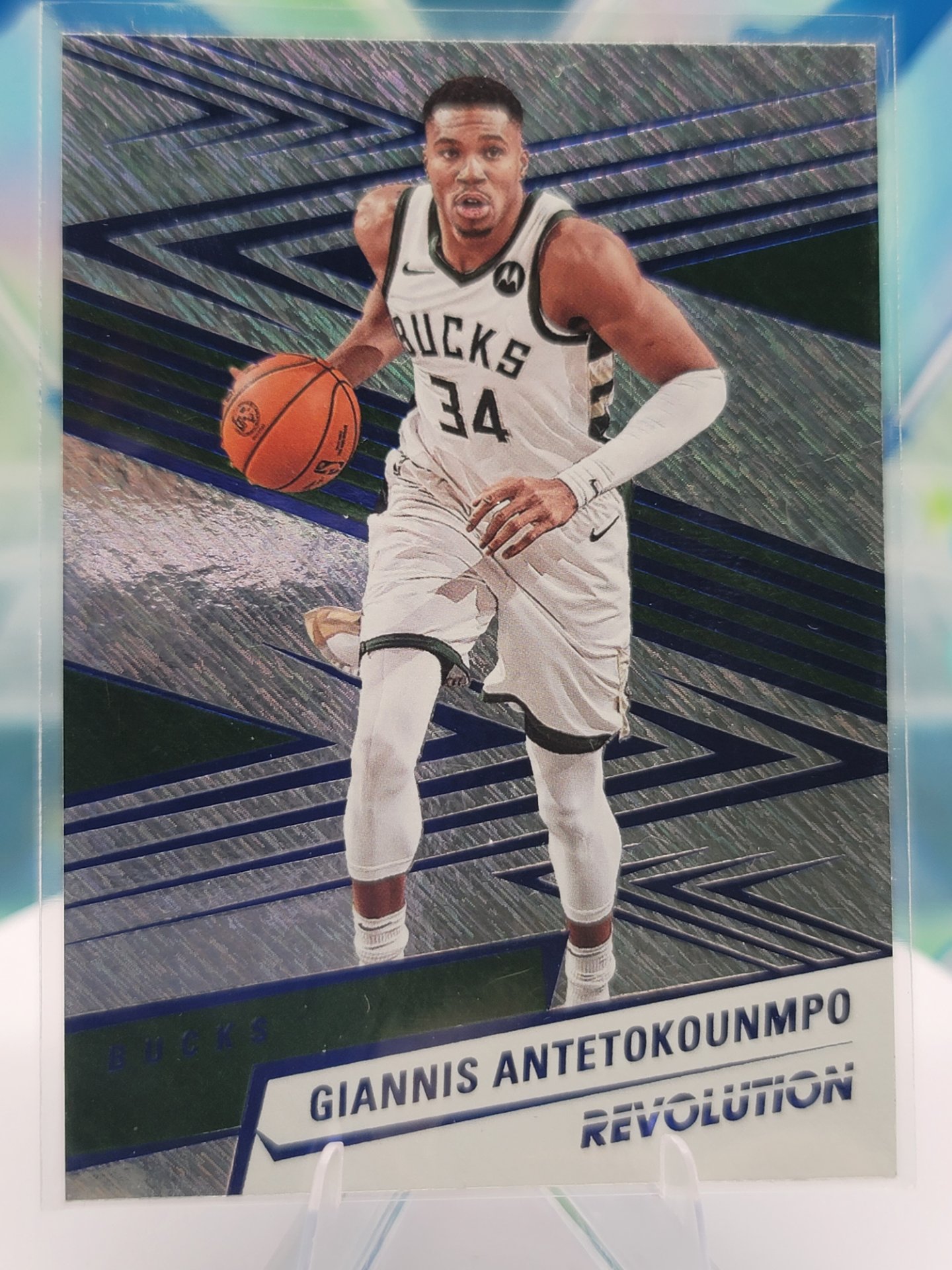 2025 Panini Revolution Giannis Antetokounmpo — 2025 Panini Revolution Storm Giannis Antetokounmpo