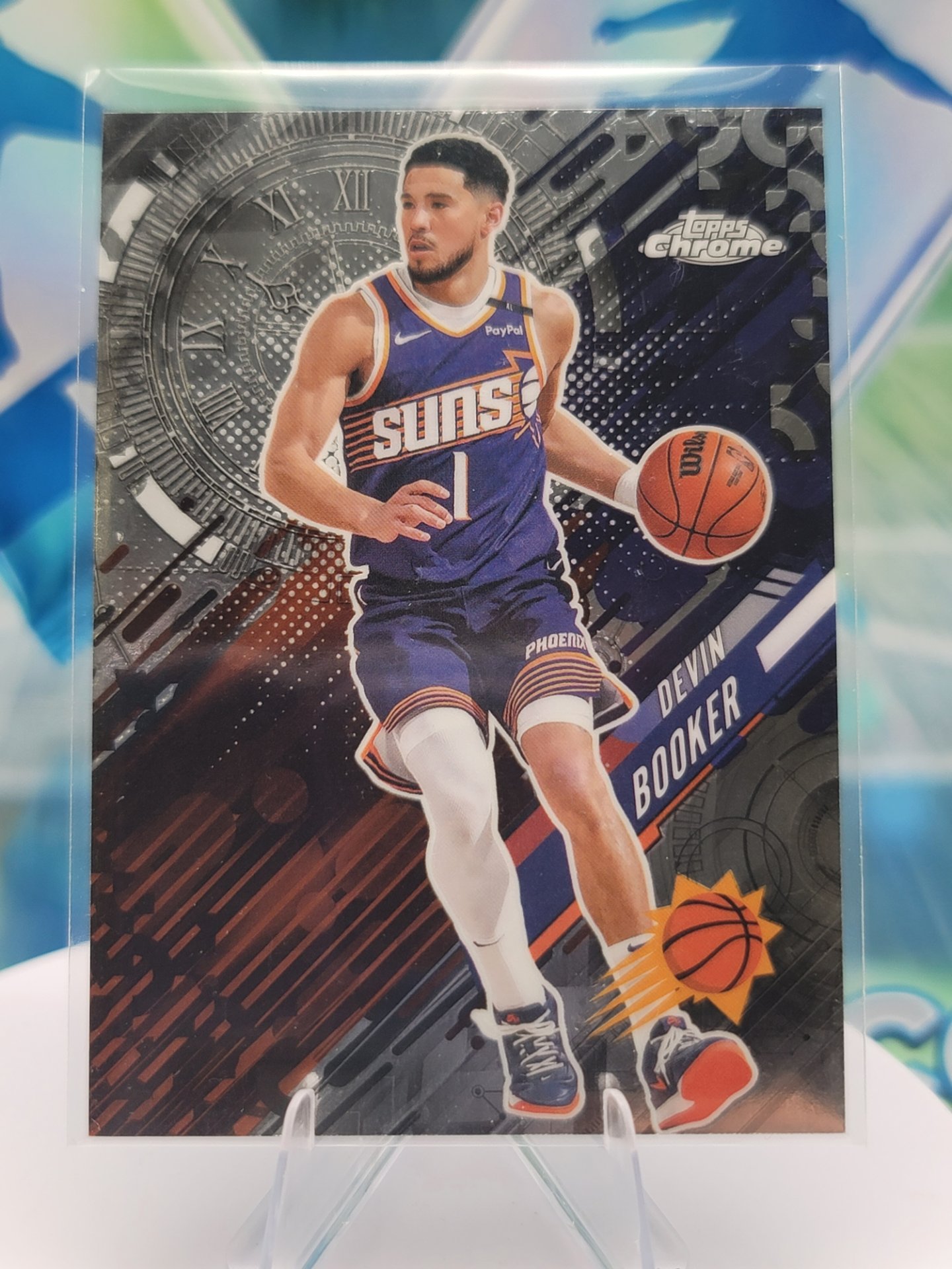 2025 Topps Topps Chrome Devin Booker — 2025 Topps Topps Chrome Go Time Devin Booker