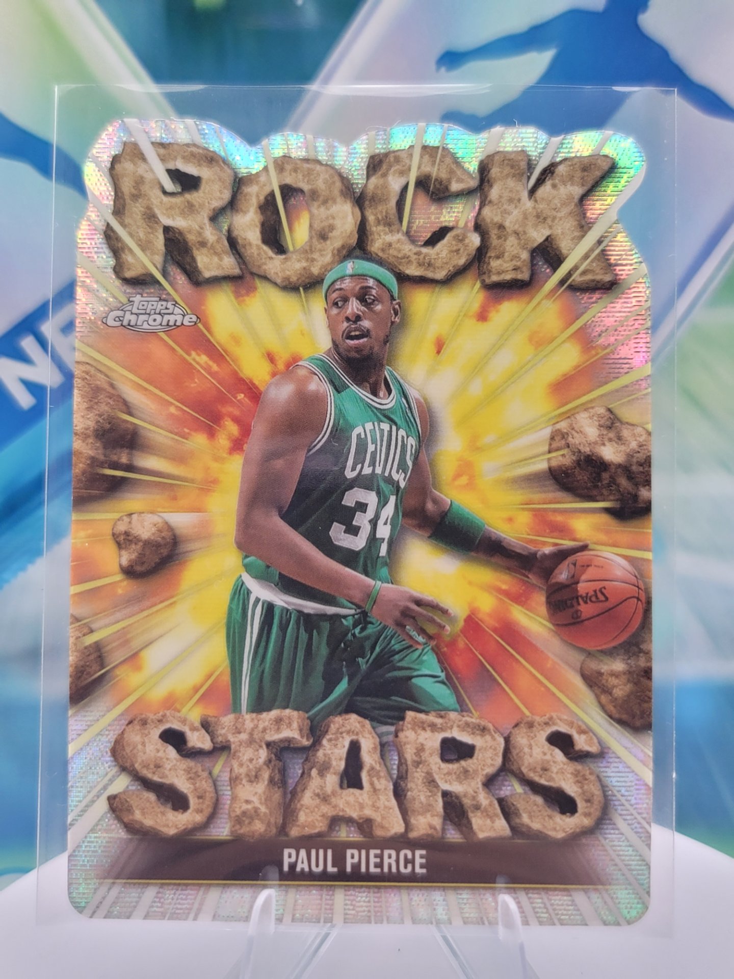 2025 Topps Topps Chrome Paul Pierce — 2025 Topps Topps Chrome Rock Stars Die-cut Paul Pierce