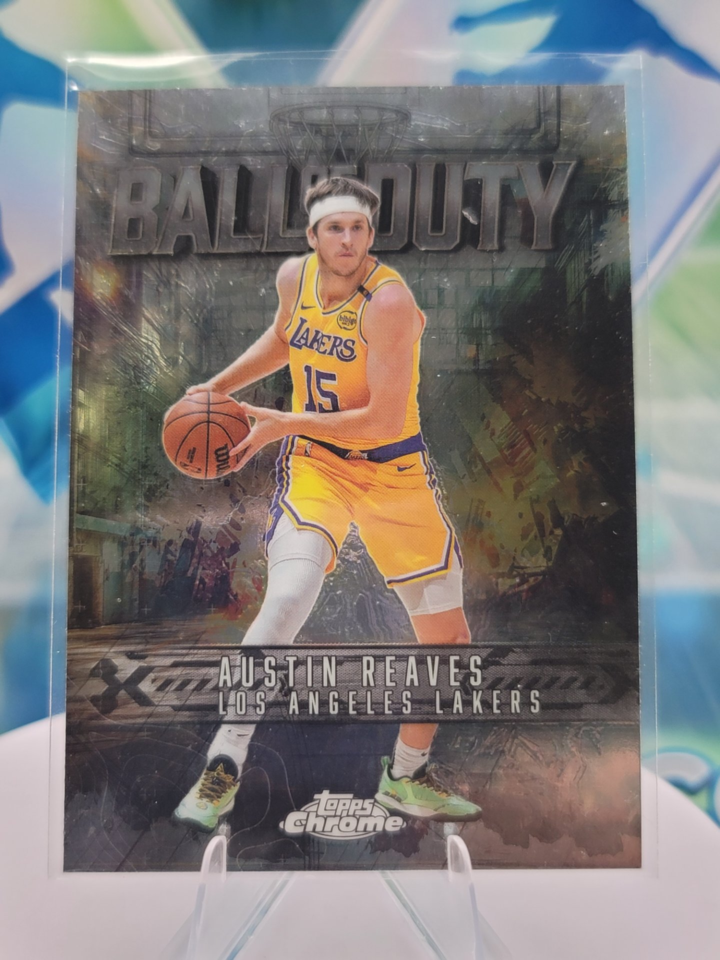 2025 Topps Topps Chrome Austin Reaves — 2025 Topps Topps Chrome Ball of Duty Austin Reaves