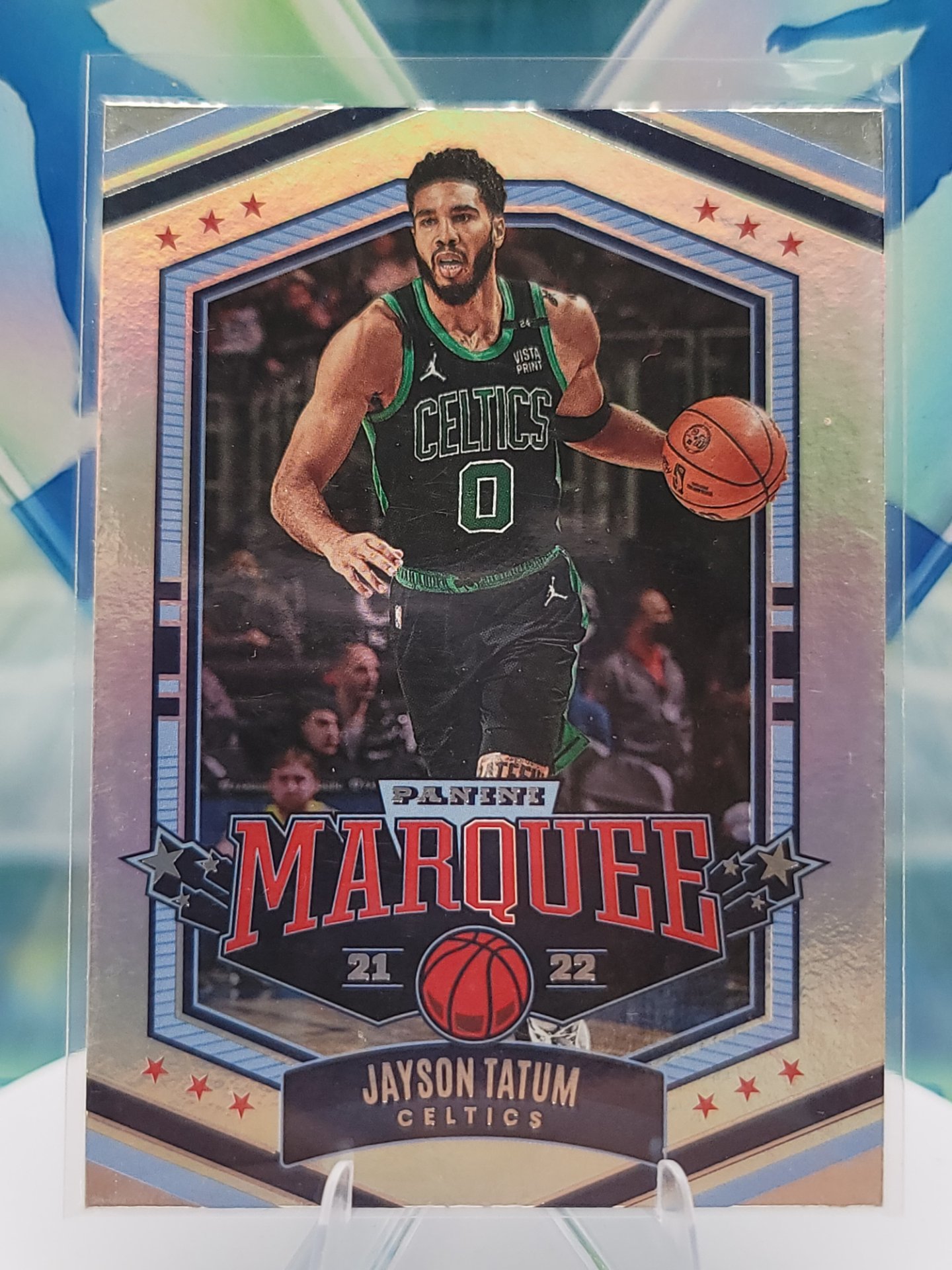 2022 Panini Chronicles Jayson Tatum — 2022 Panini Chronicles Marquee Refractor Jayson Tatum
