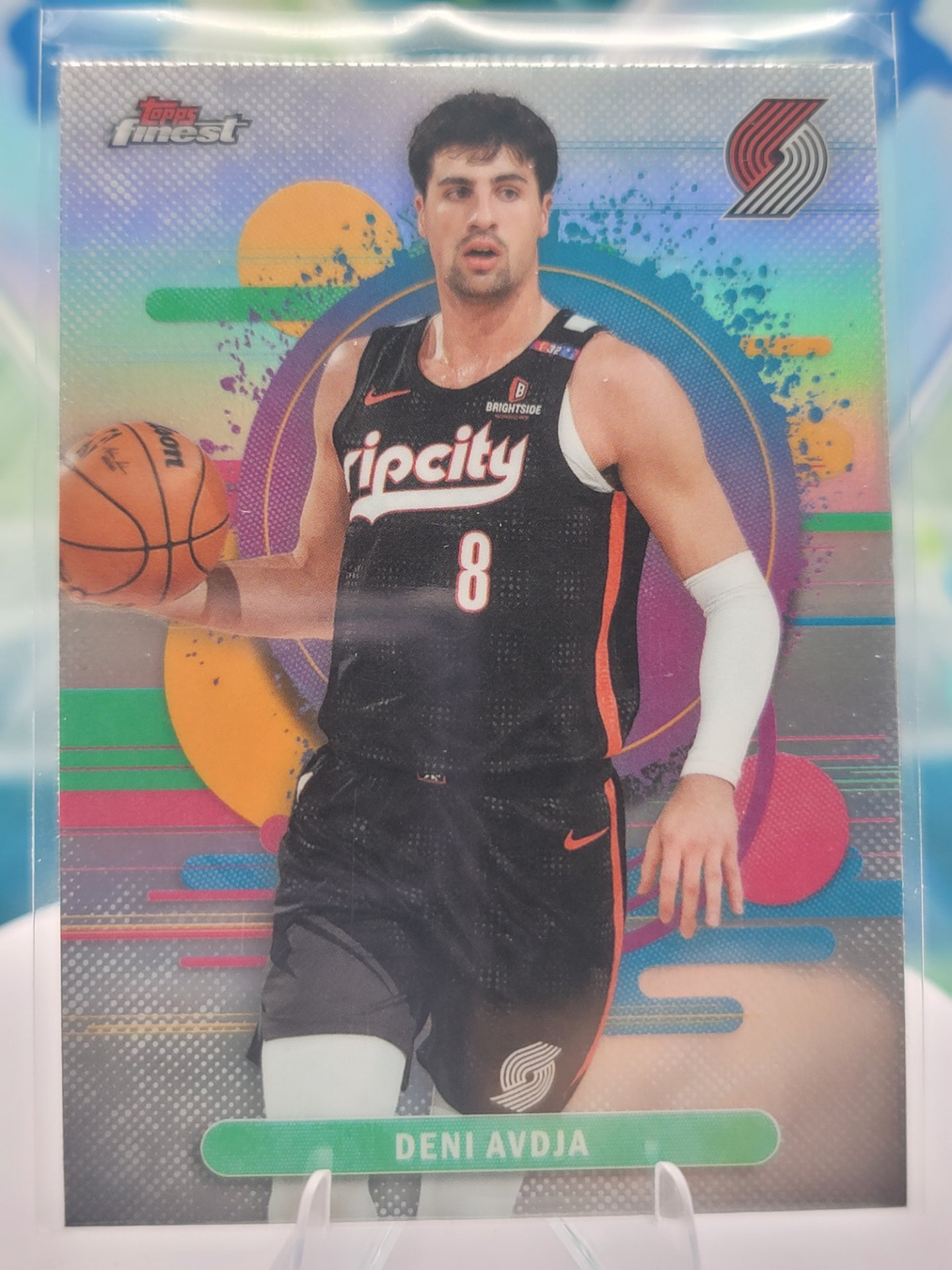2026 Topps Topps Finest Deni Avdja — 2026 Topps Topps Finest Uncommon Refractor Deni Avdja