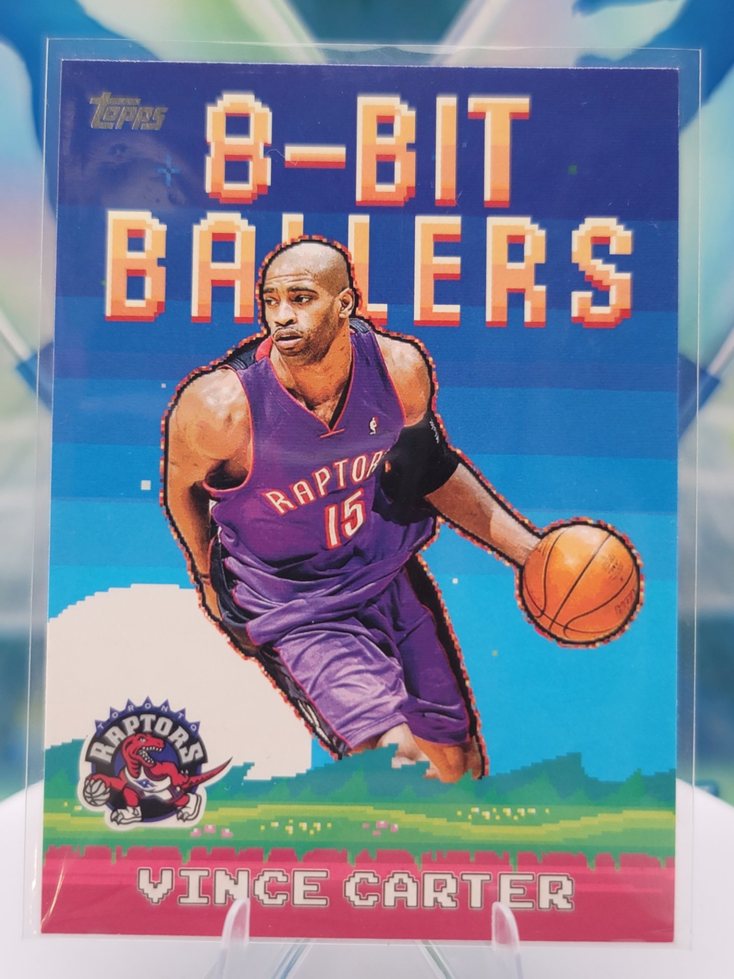 2025 Topps Topps Flagship Vince Carter — 2025 Topps Topps Flagship 8-bit Ballers Vince Carter