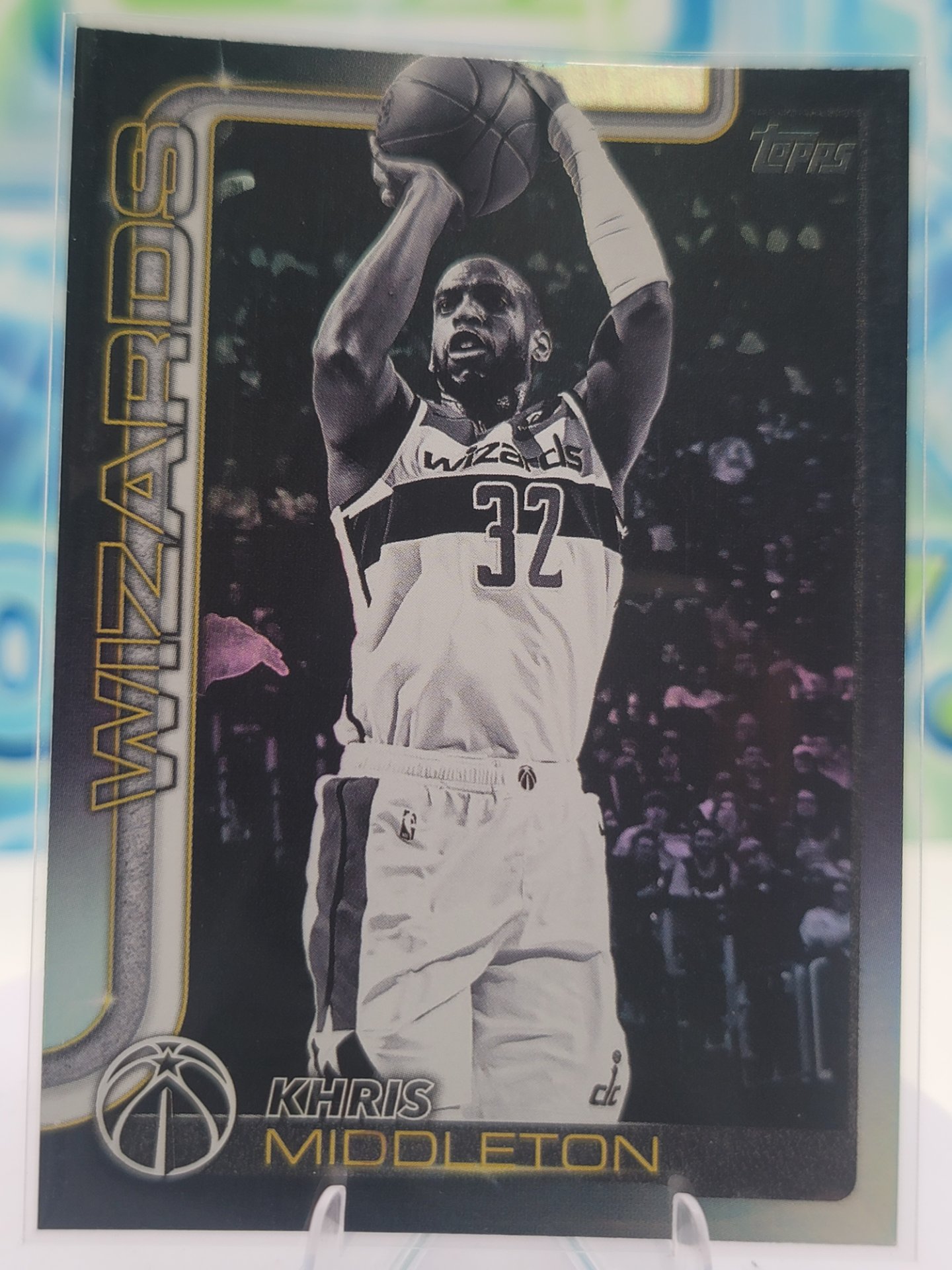 2025 Topps Topps Flagship Khris Middleton — 2025 Topps Topps Flagship Blackout Khris Middleton