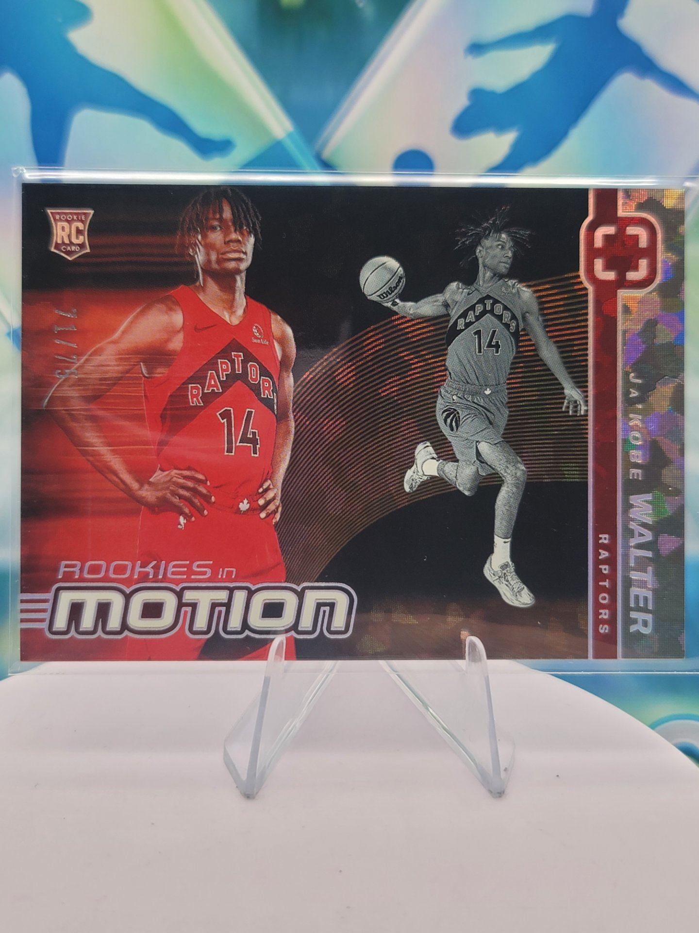 2025 Panini Photogenic Ja'Kobe Walter — 2025 Panini Photogenic Rookies in Motion Diamond Ja'Kobe Walter 71 of 75 Rookie