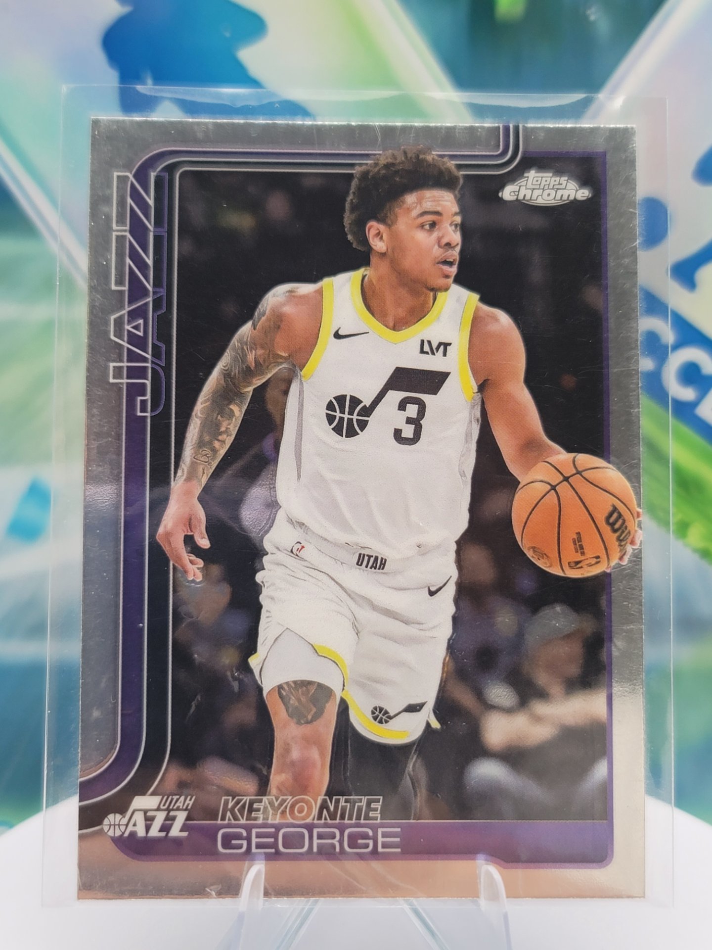 2025 Topps Topps Chrome Keyonte George — 2025 Topps Topps Chrome Base Keyonte George