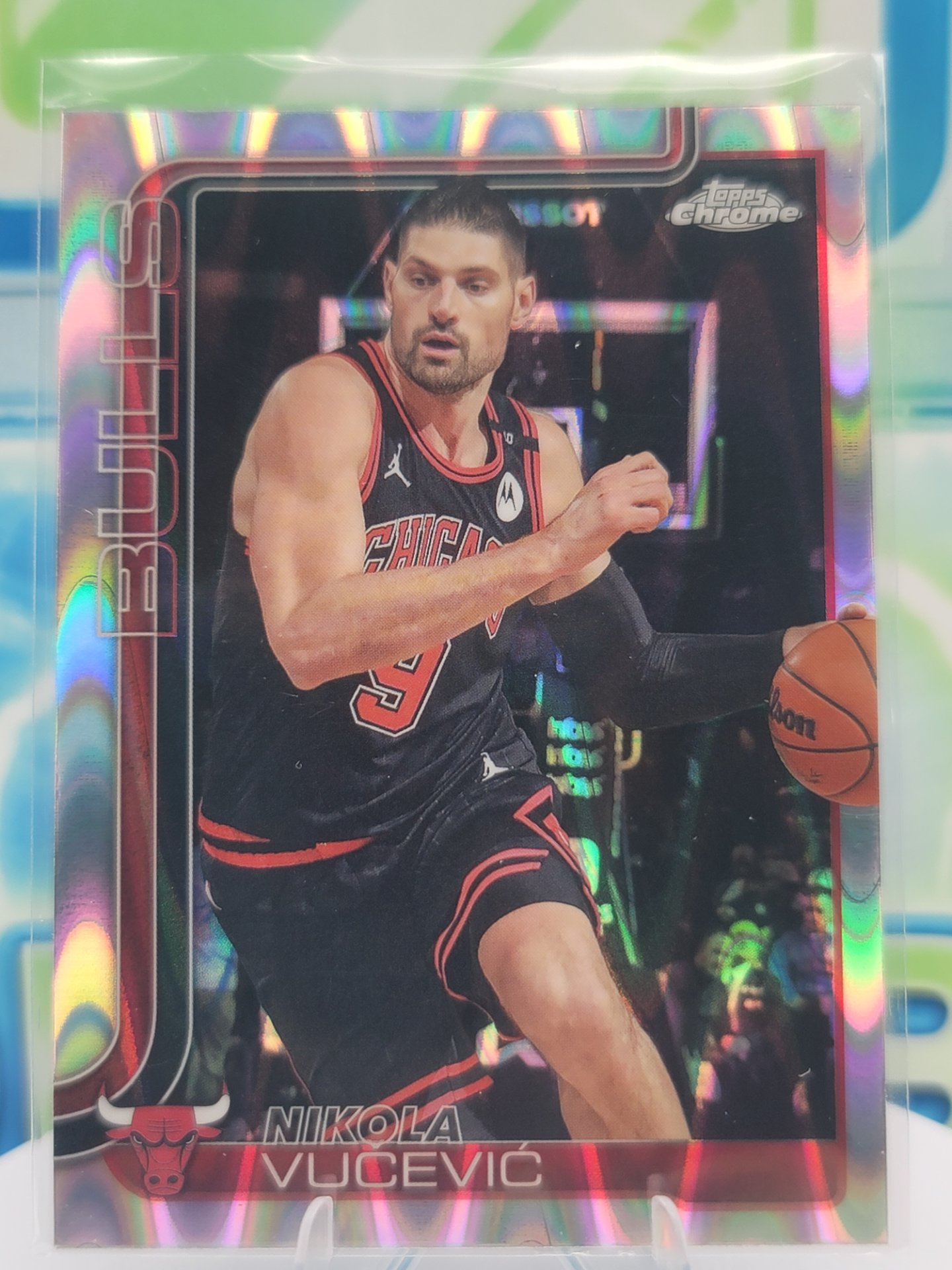 2025 Topps Topps Chrome Nikola Vucevic — 2025 Topps Topps Chrome Raywave Nikola Vucevic