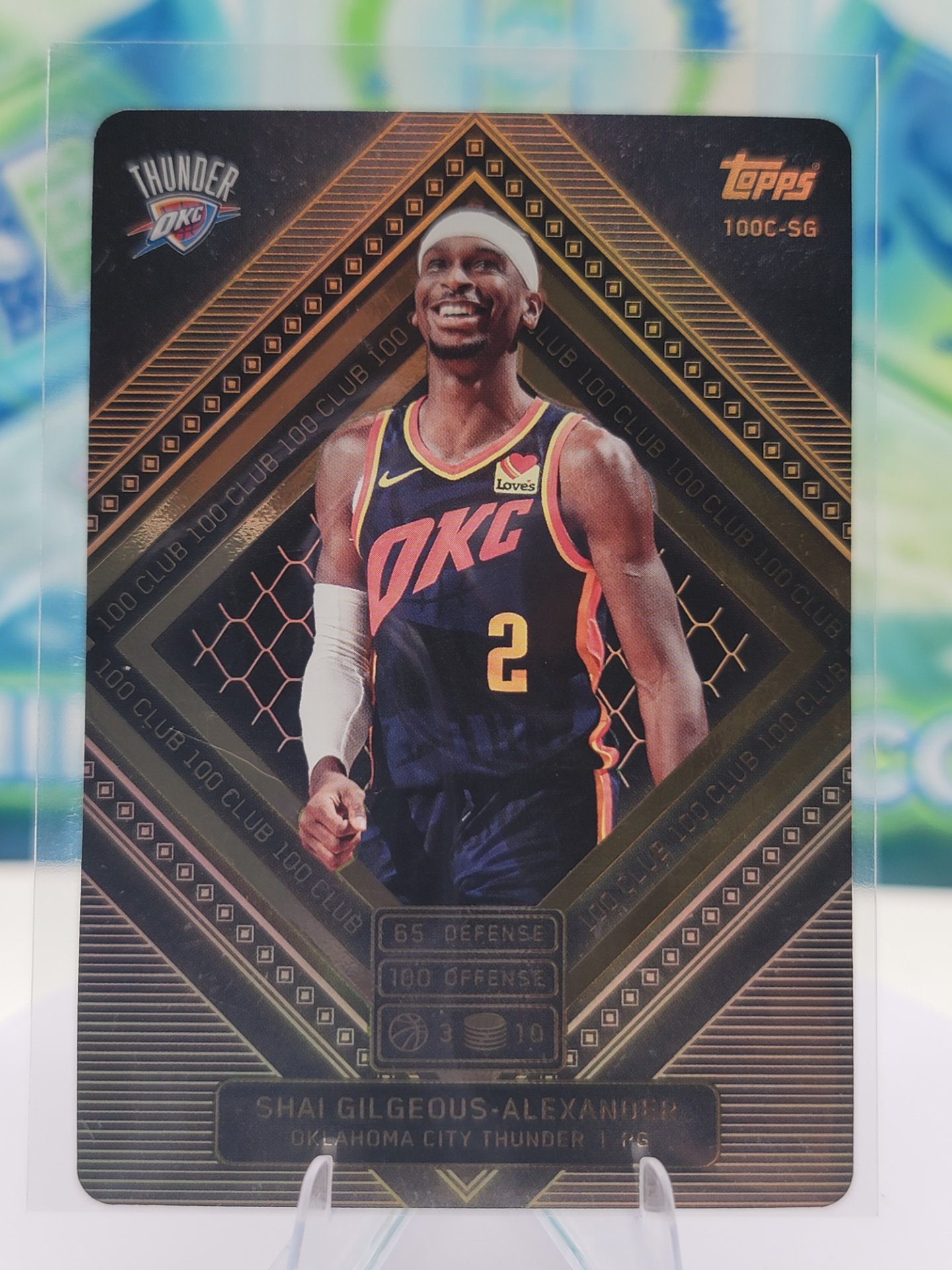 2025 Topps Match Attax Shai Gilgeous-Alexander — 2025 Topps Match Attax 100 Club Shai Gilgeous-Alexander
