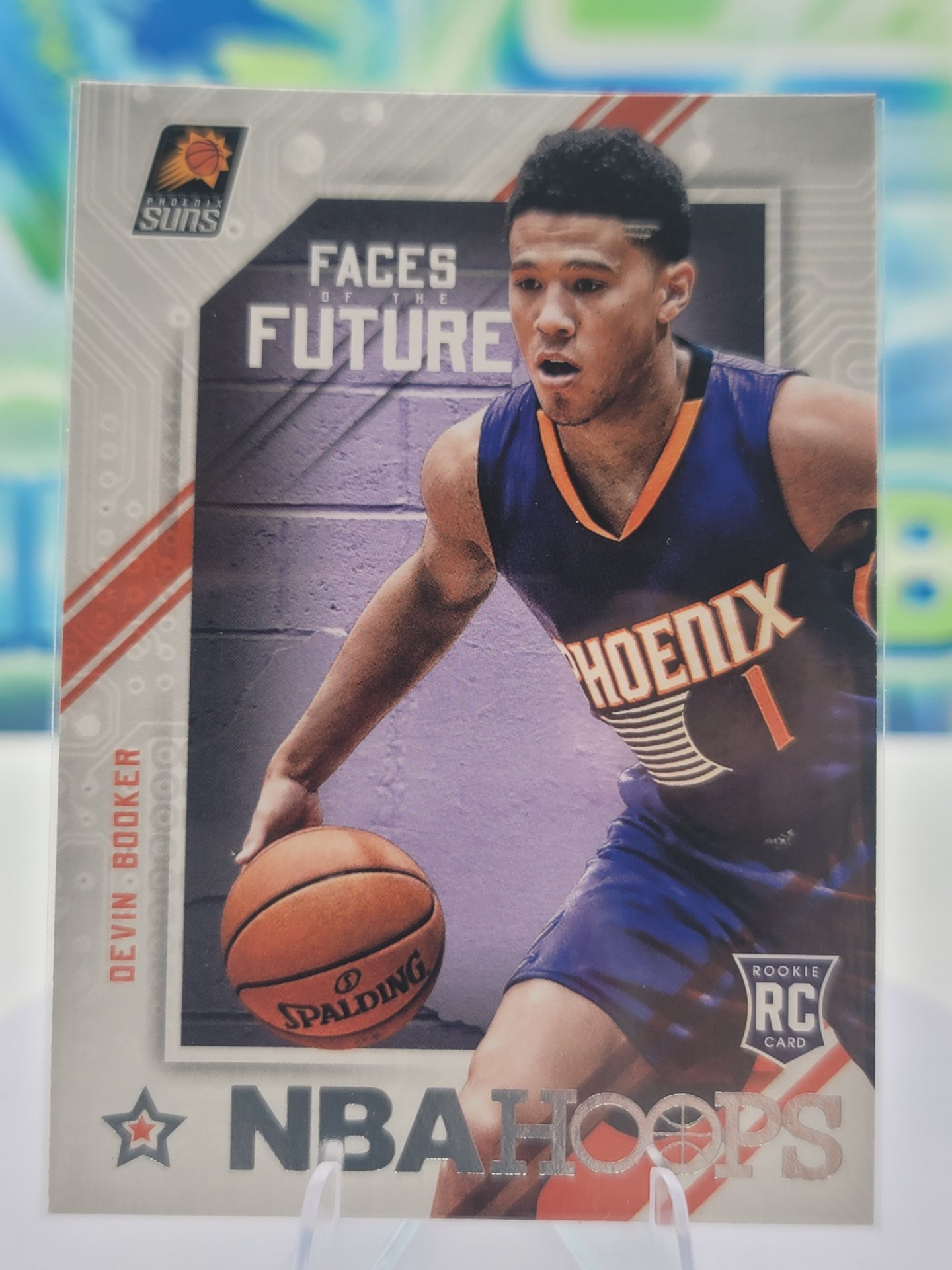 2016 Panini NBA Hoops Devin Booker — 2016 Panini NBA Hoops Faces of the Future Devin Booker Rookie