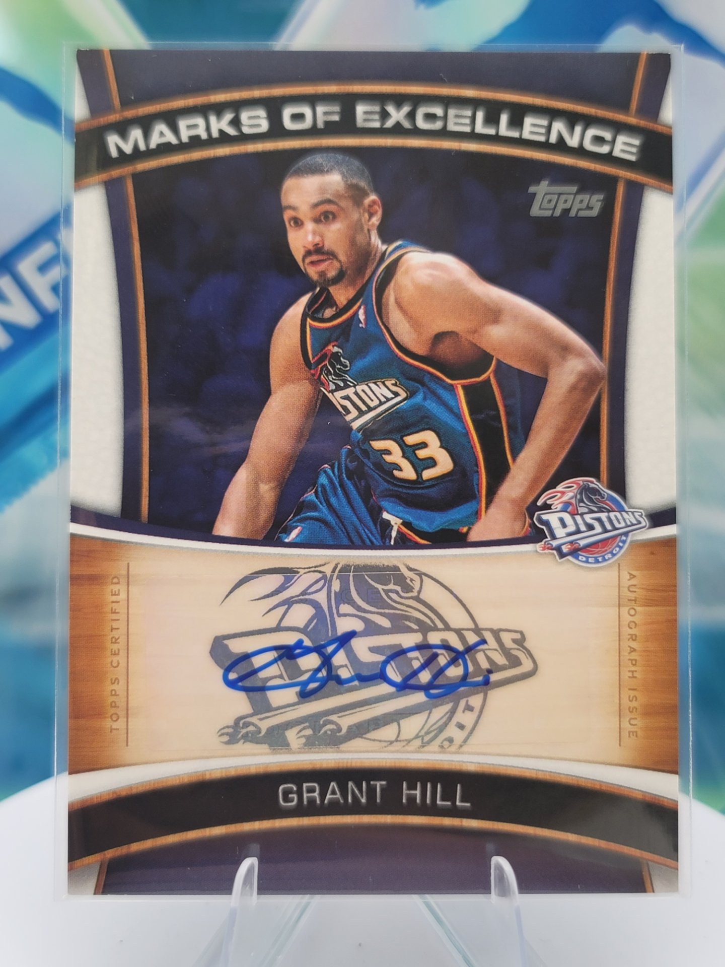 2025 Topps Topps Flagship Grant Hill — 2025 Topps Topps Flagship Marks of Excellence Auto Grant Hill Autograph