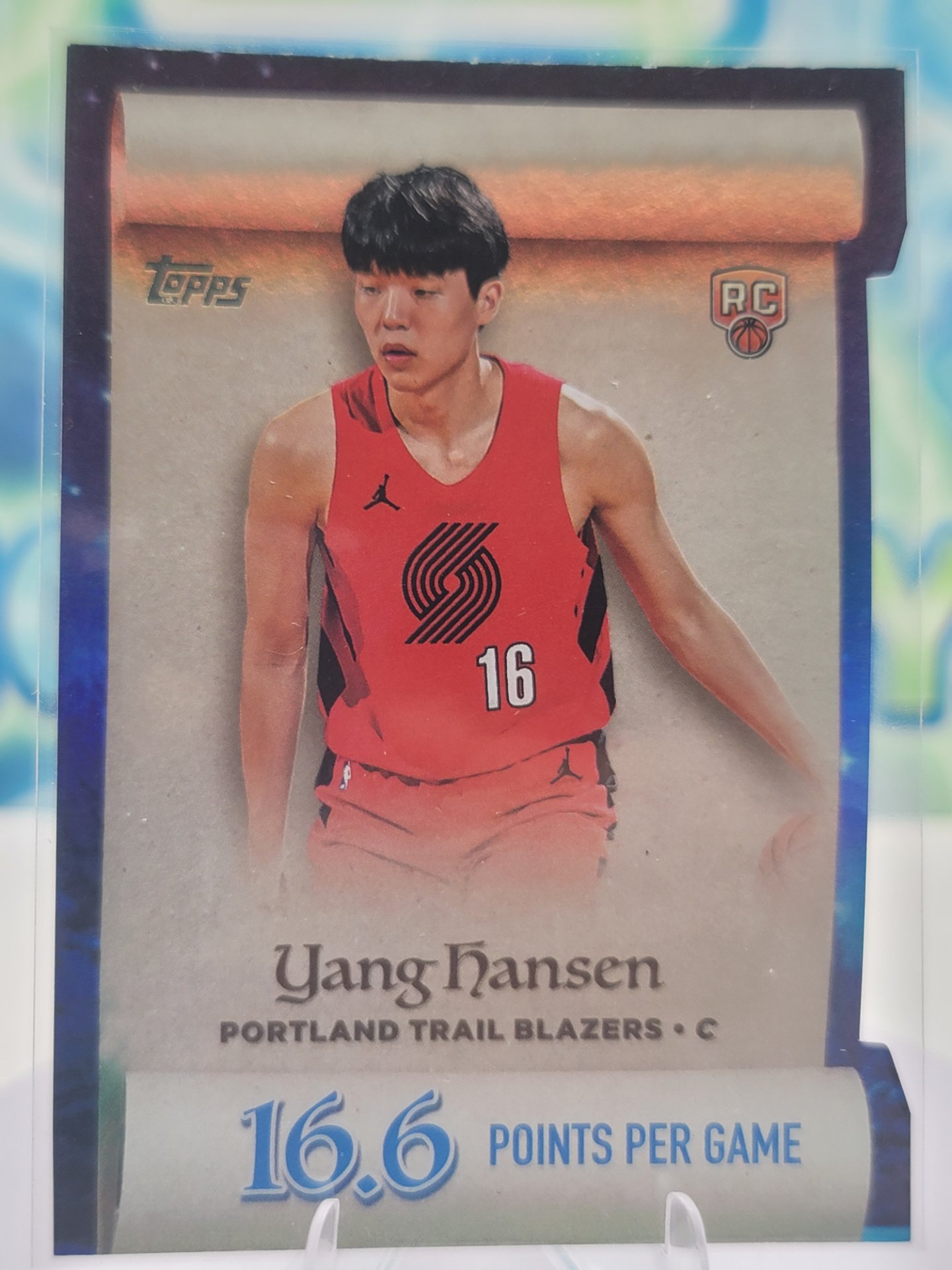2025 Topps Topps Flagship Yang Hansen — 2025 Topps Topps Flagship 16.6 PPG Die Cut Yang Hansen Rookie