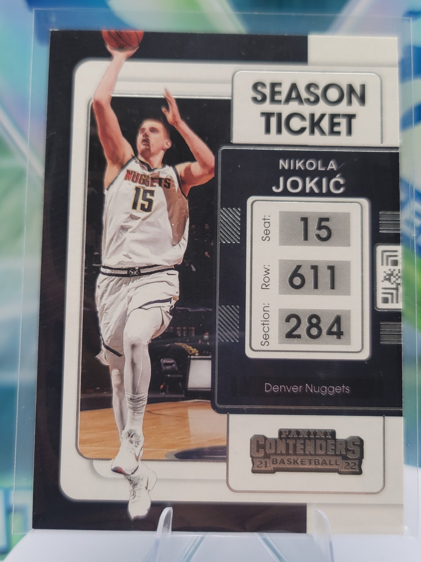 2022 Panini Contenders Nikola Jokic — 2022 Panini Contenders Season Ticket Nikola Jokic