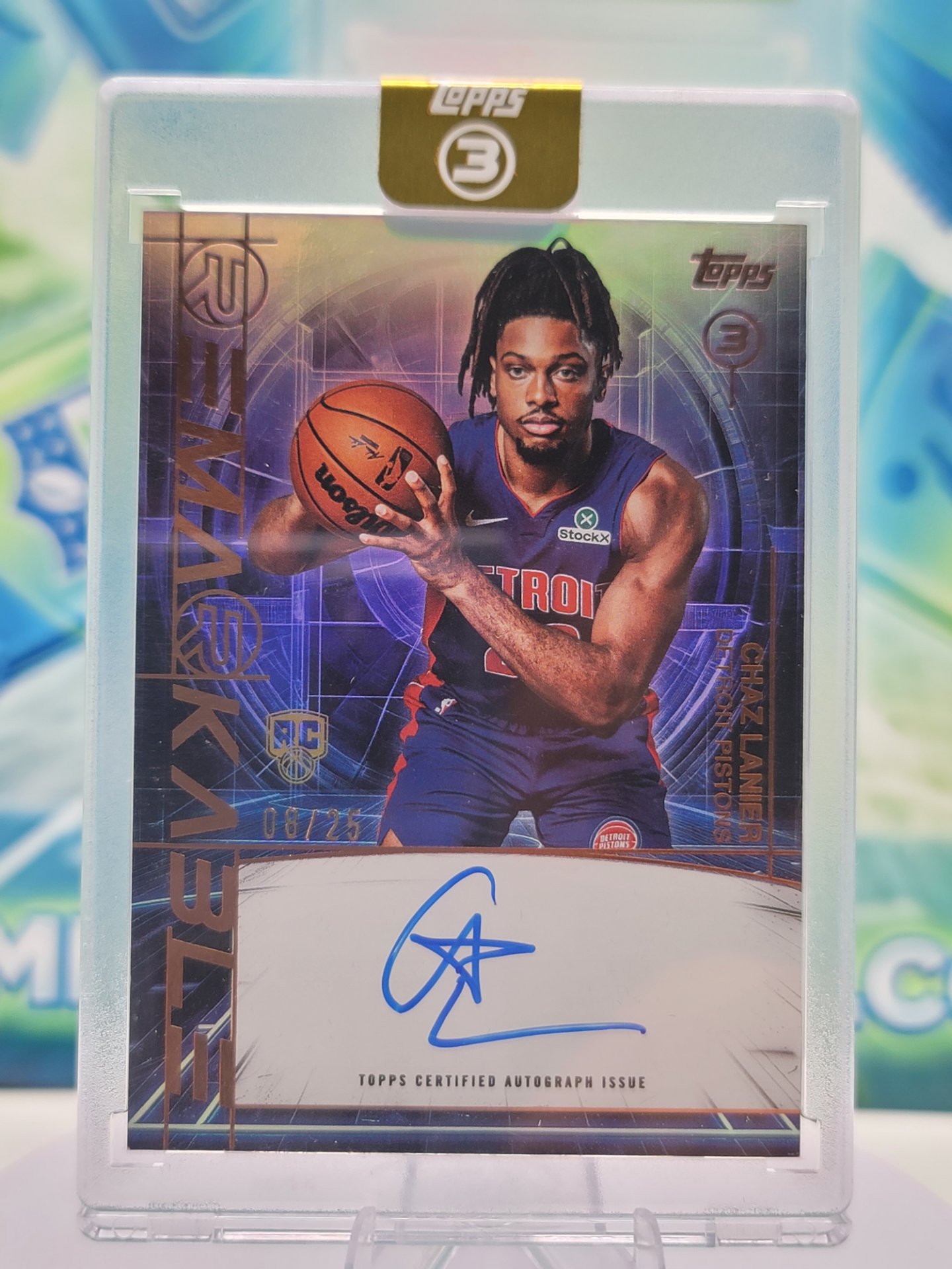 2026 Topps Topps Flagship Chaz Lanier — 2026 Topps Topps Flagship Remarkable Auto Chaz Lanier #8 of 25 Rookie Autograph