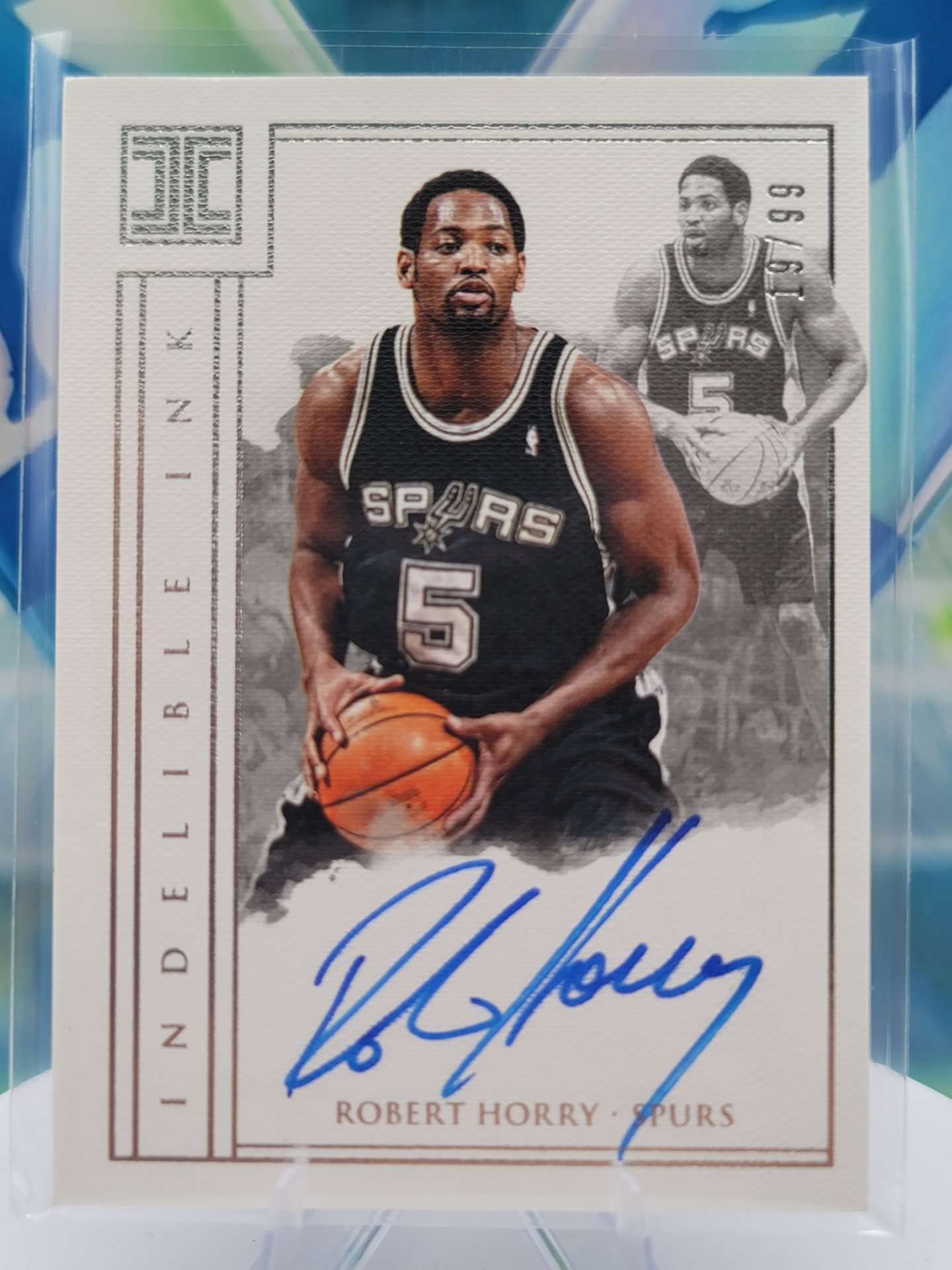 2018 Panini Impeccable Robert Horry — 2018 Panini Impeccable Indelible Ink Auto Robert Horry #19 of 99 Autograph