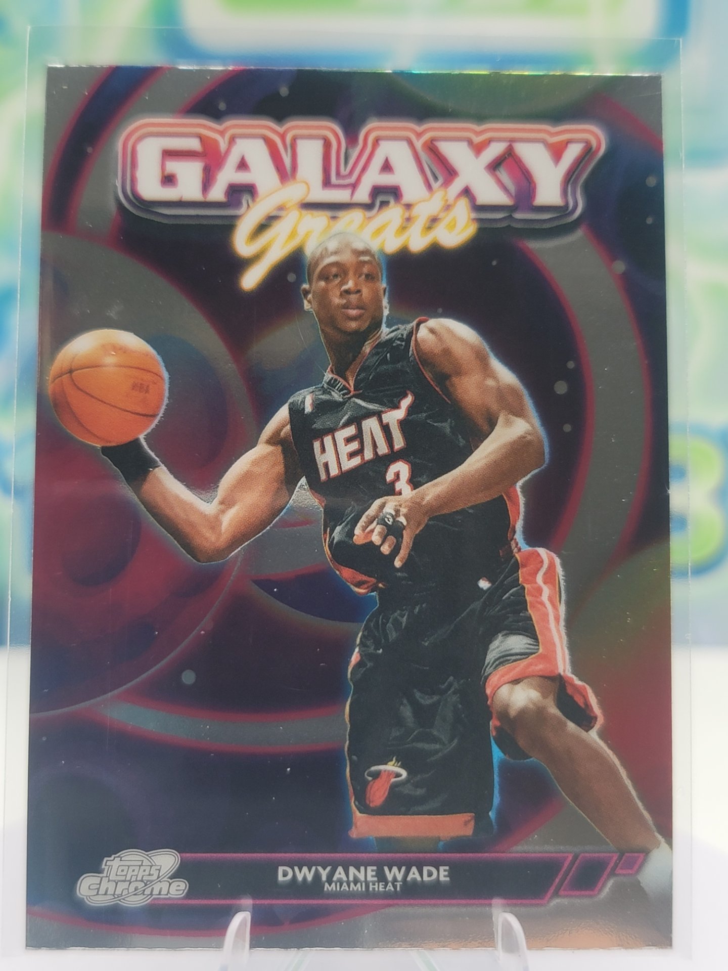 2026 Topps Topps Chrome Dwyane Wade — 2026 Topps Topps Chrome Galaxy Greats Dwyane Wade