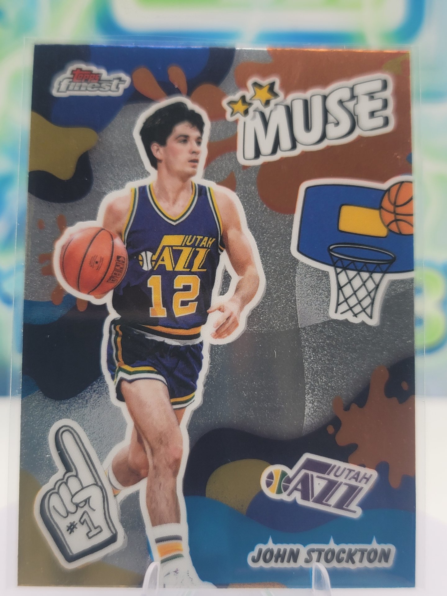 2026 Topps Topps Finest John Stockton — 2026 Topps Topps Finest Muse John Stockton