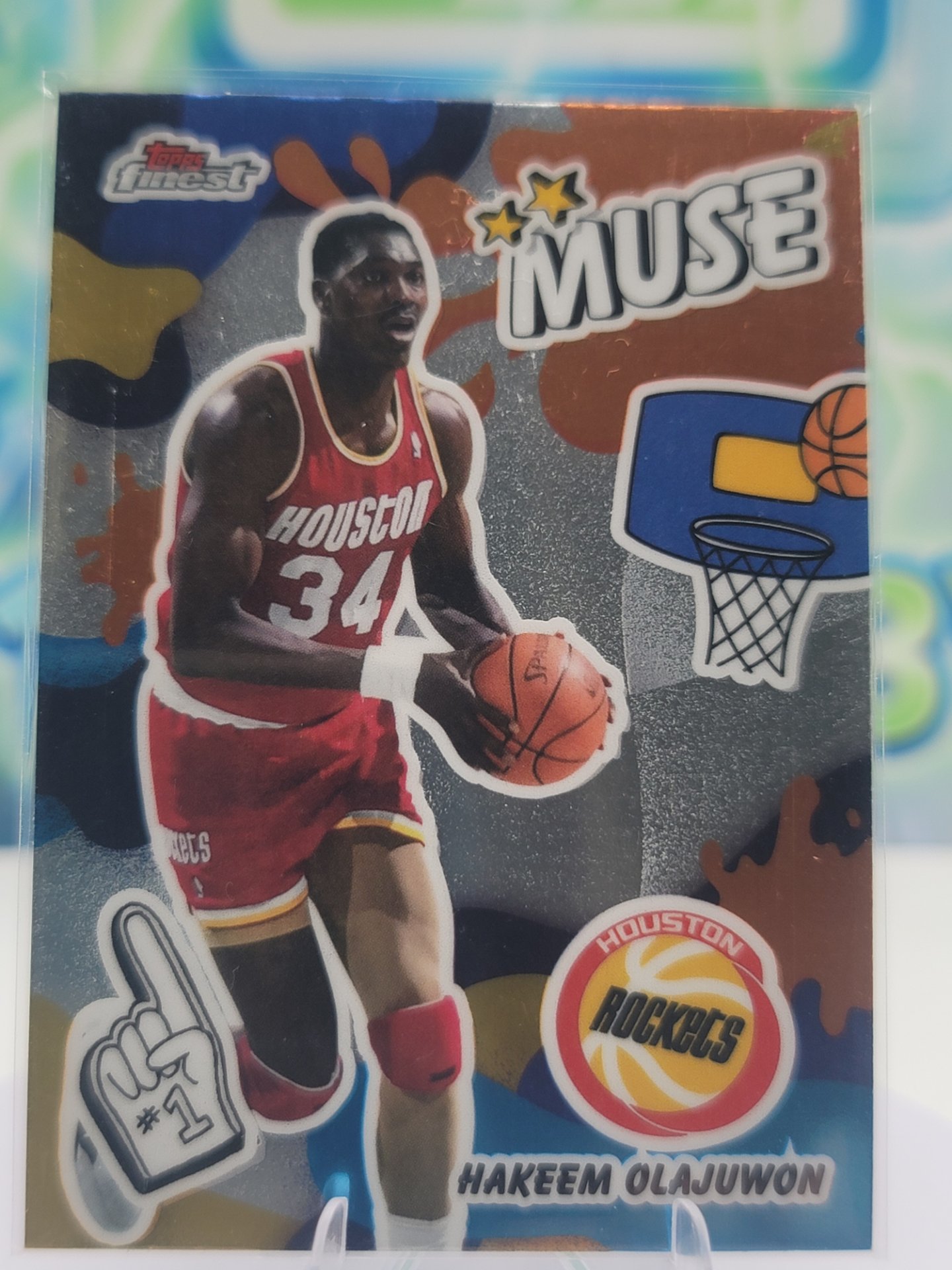 2026 Topps Topps Finest Hakeem Olajuwon — 2026 Topps Topps Finest Muse Hakeem Olajuwon