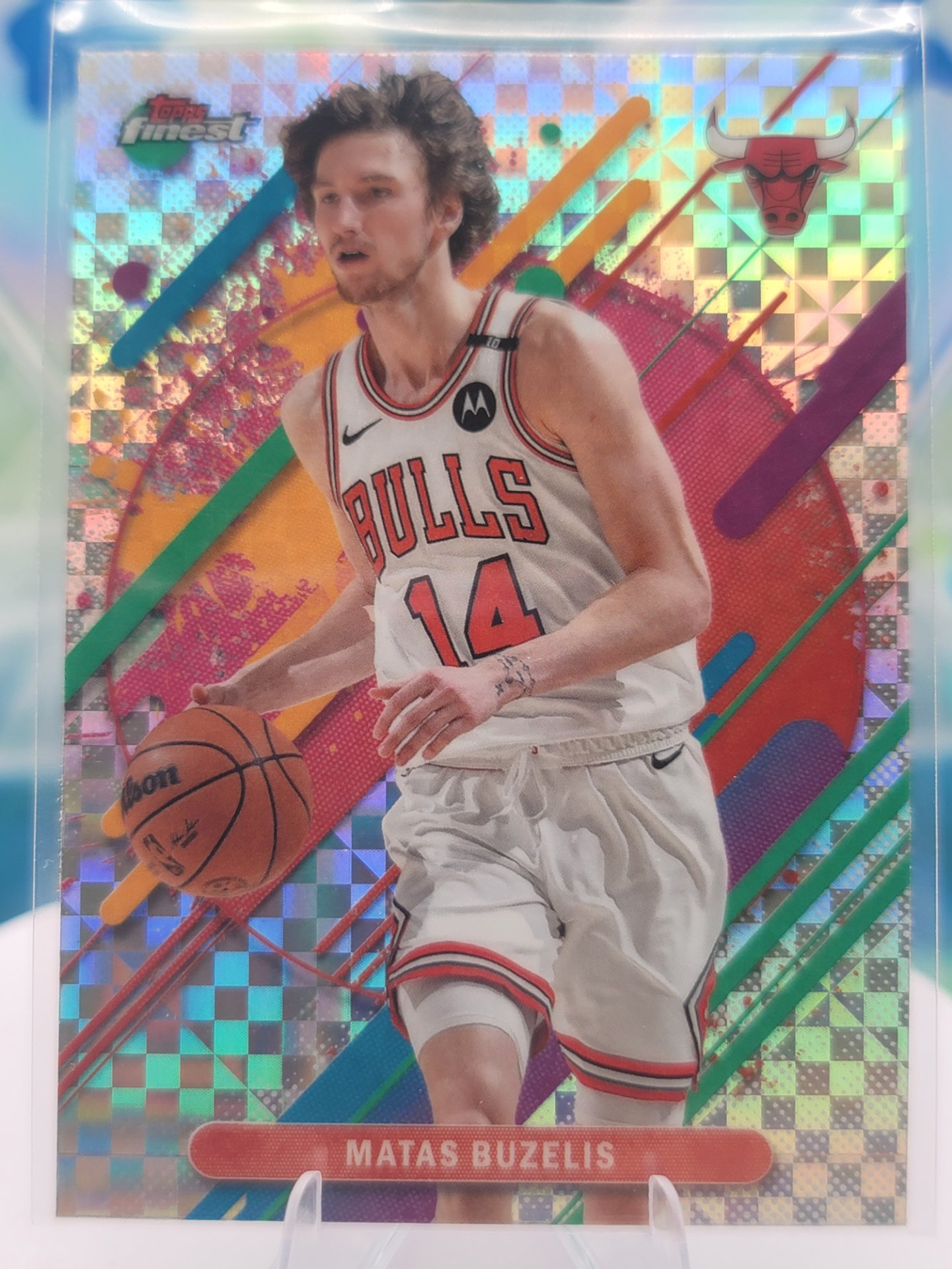 2026 Topps Topps Finest Matas Buzelis — 2026 Topps Topps Finest Rare X-Fractor Matas Buzelis