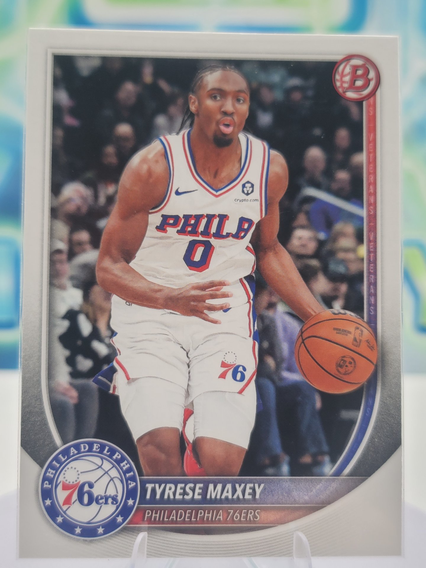 2025 Topps Bowman Tyrese Maxey — 2025 Topps Bowman Tyrese Maxey